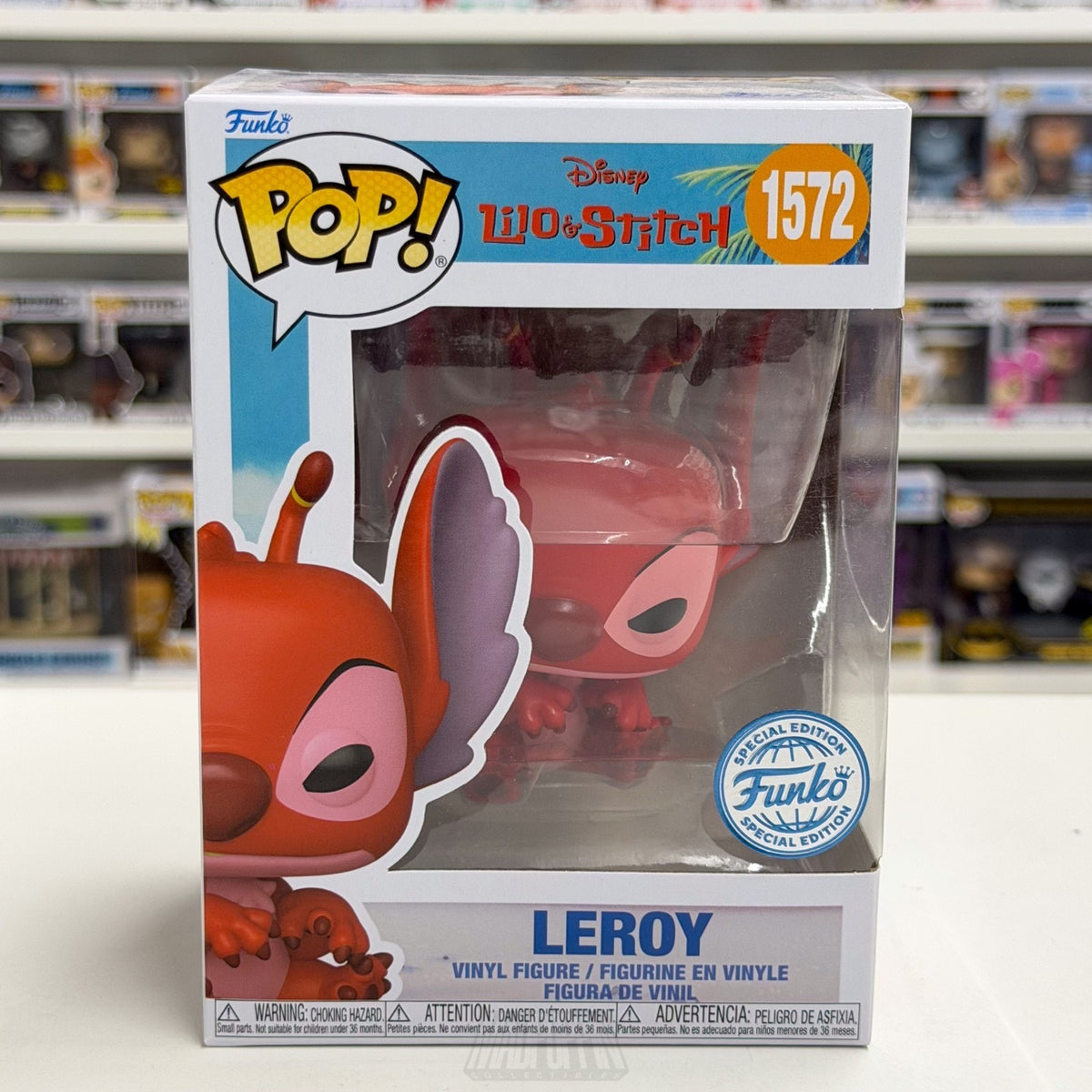 Funko Pop Disney Lilo Stitch Leroy Special Edition 1572 Evil Alien Vinyl Figure