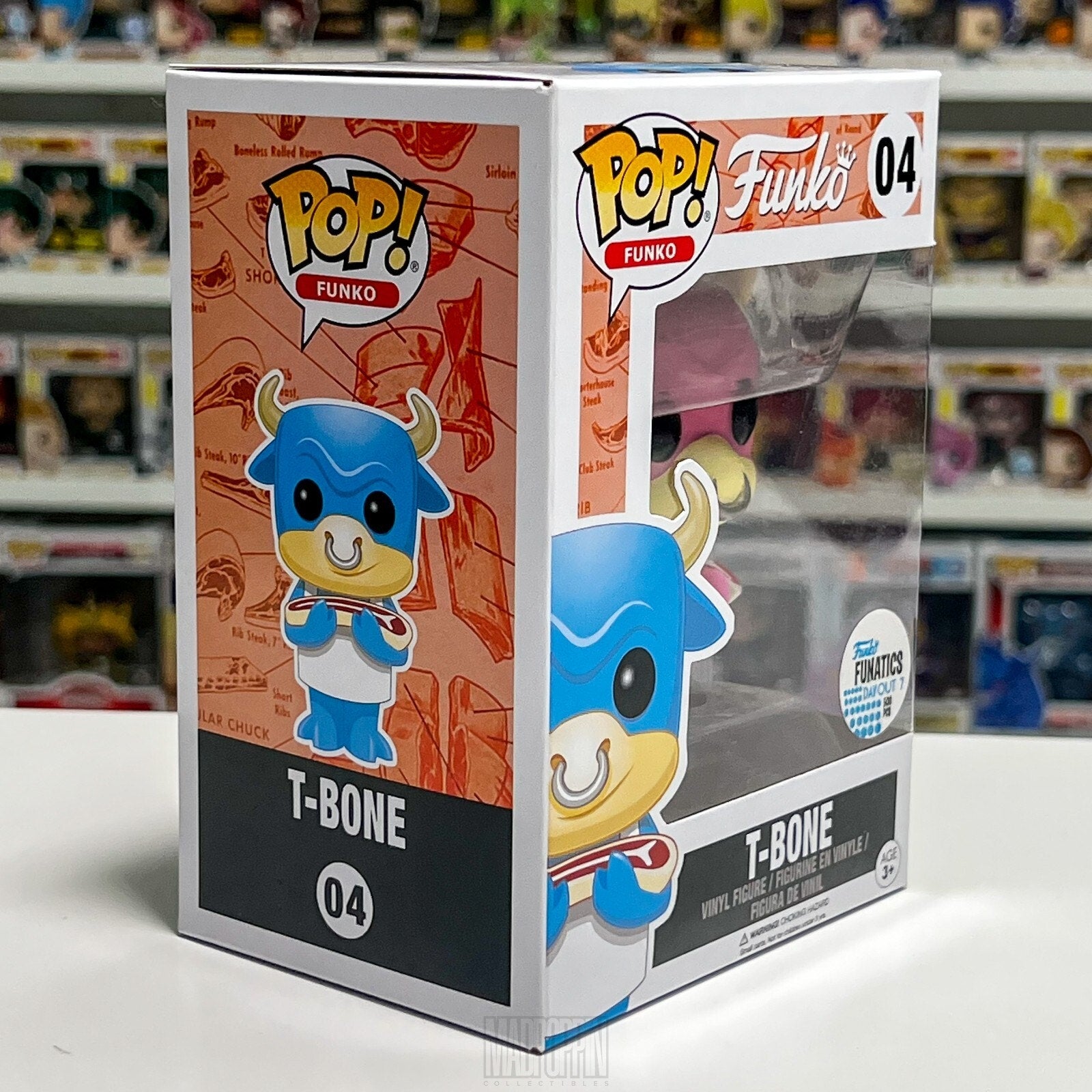 Funko Pop Funatics Day Out FDO 7 T-Bone Pink 04 Spastik NOT SOLD AT RETAIL 500pc
