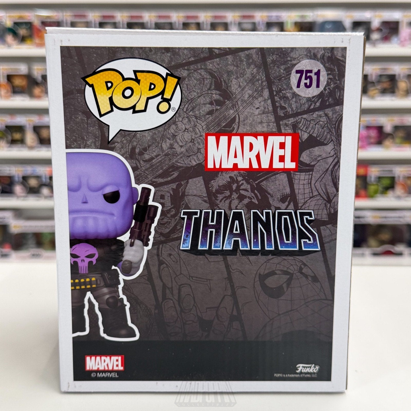 Funko Pop Marvel Thanos Earth-18138 PX 751 Punisher Cosmic Ghost Rider 6" Figure
