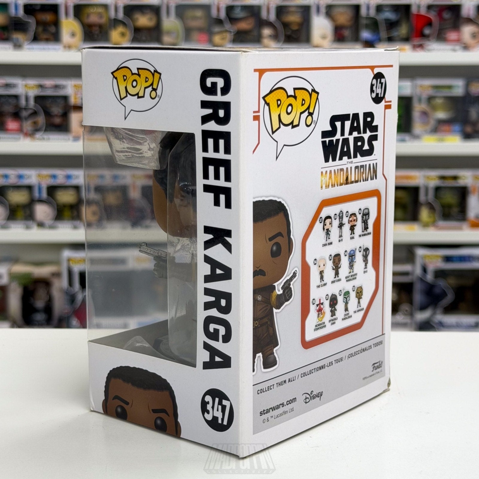 Funko Pop Star Wars Mandalorian Greef Karga 347 Bounty Hunter Toy Vinyl Figure