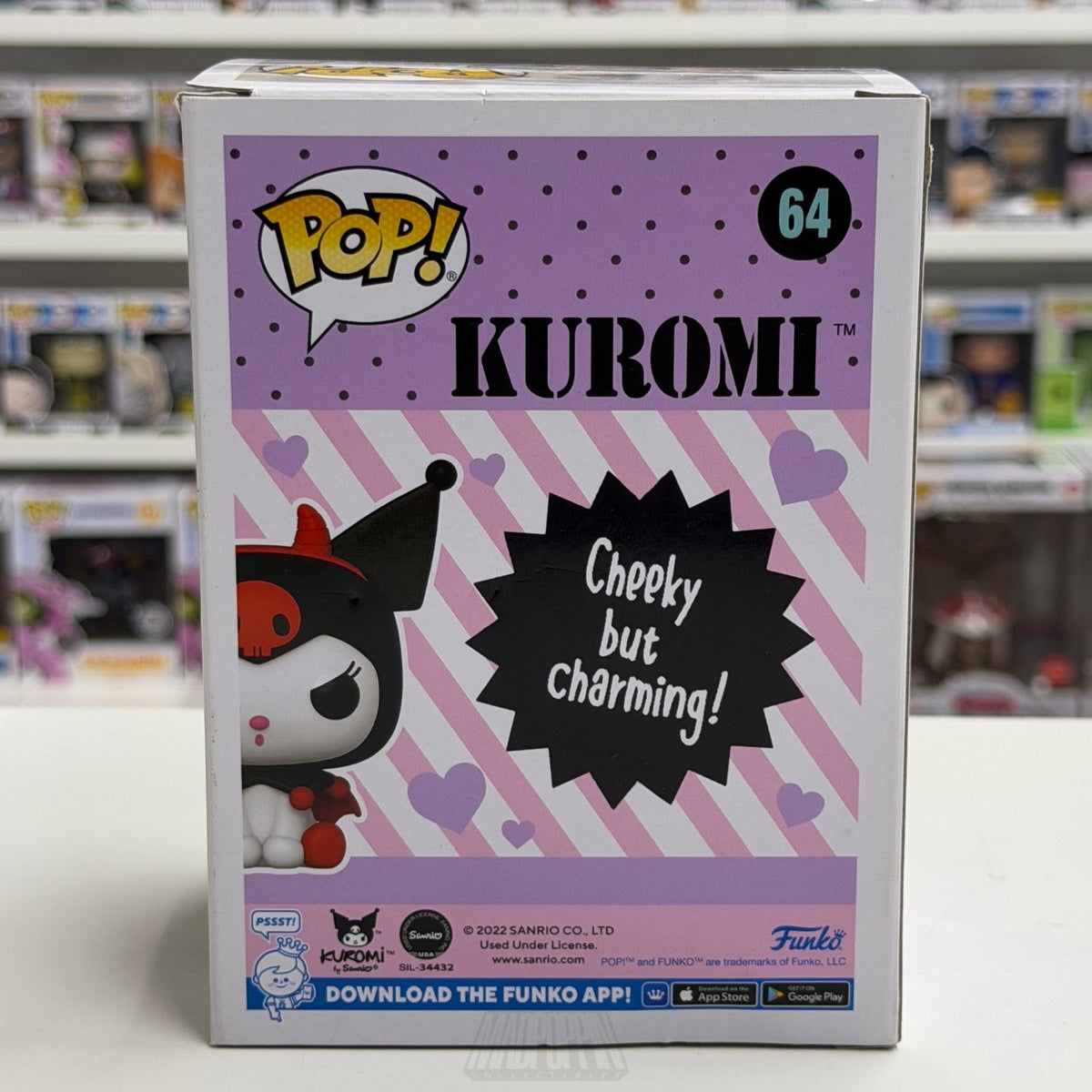 Funko Pop Sanrio Devil Kuromi Cheeky But Charming Hot Topic Expo 64 Vinyl Figure