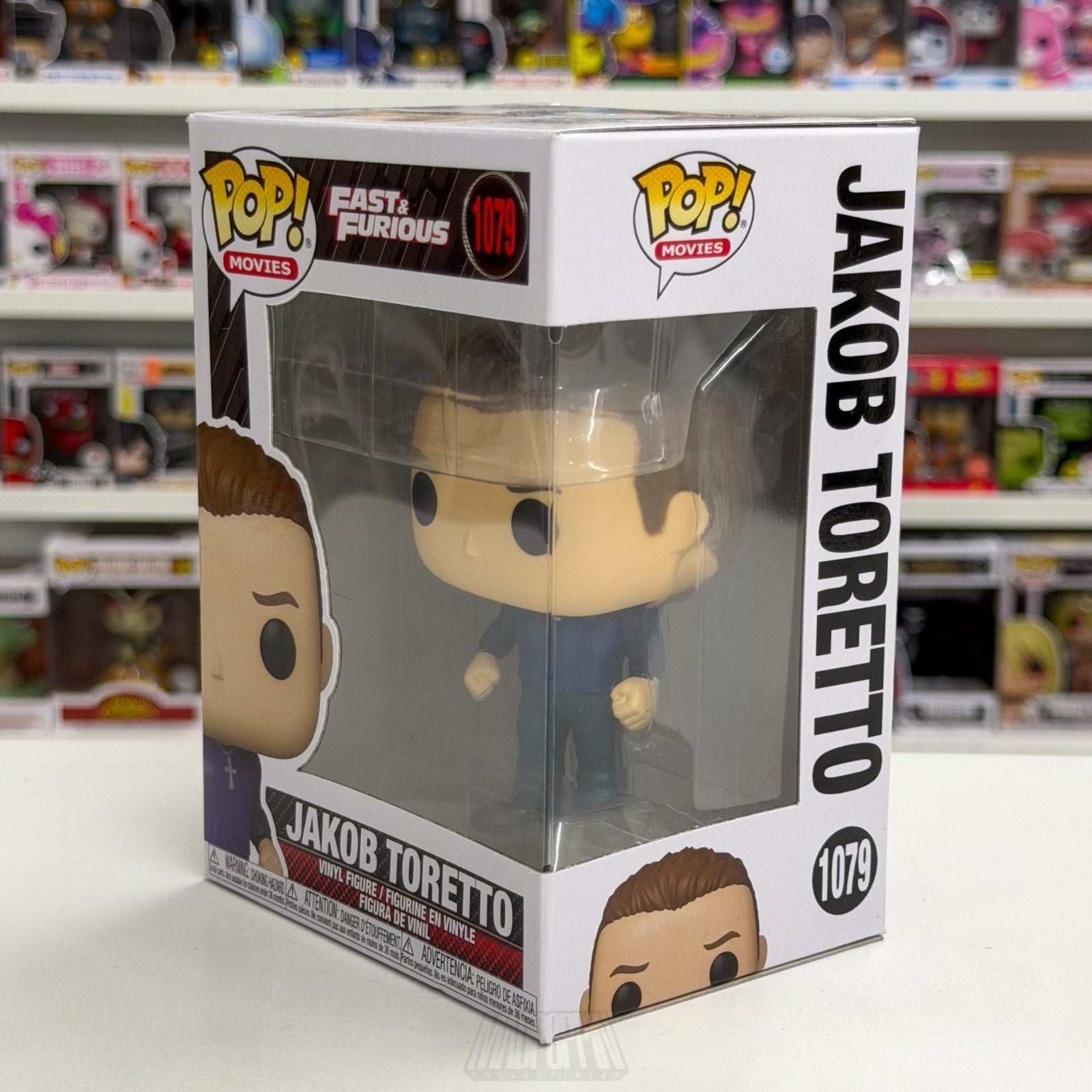 Funko Pop Movies Fast & Furious Jakob Toretto 1079 Toy Drag Racing Vinyl Figure