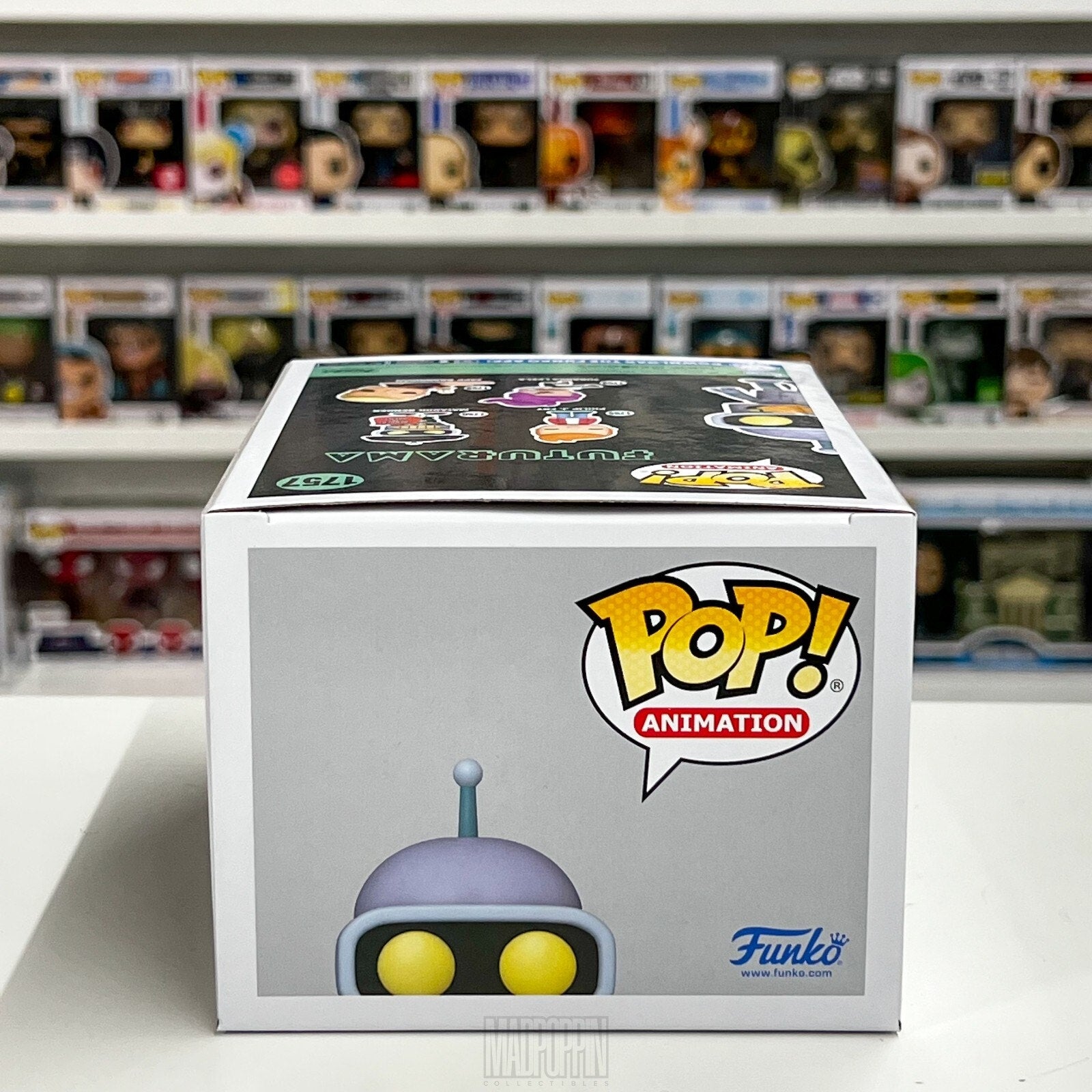 Funko Pop Animation Futurama Bender Flaming Burp Specialty Series 1757 Figure