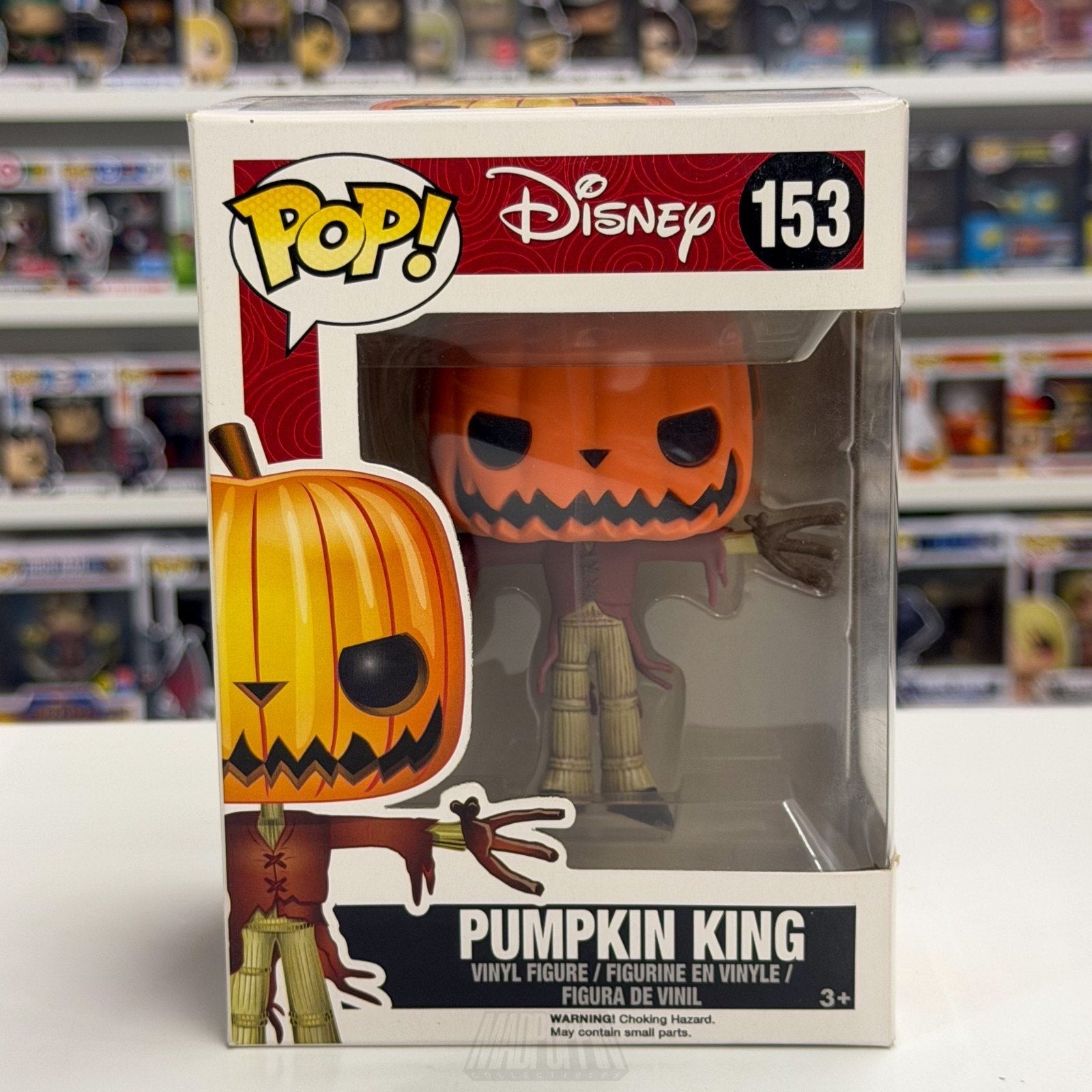 Funko Pop Disney Nightmare Before Christmas Pumpkin King 153 Jack Vinyl Figure
