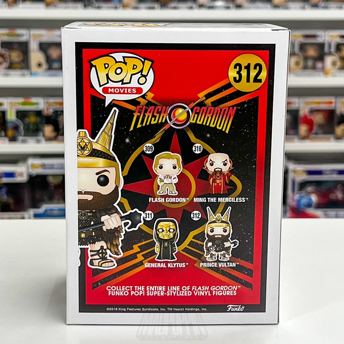 Funko Pop Movies Flash Gordon Prince Vultan 312 Space Opera Toy Vinyl Figure