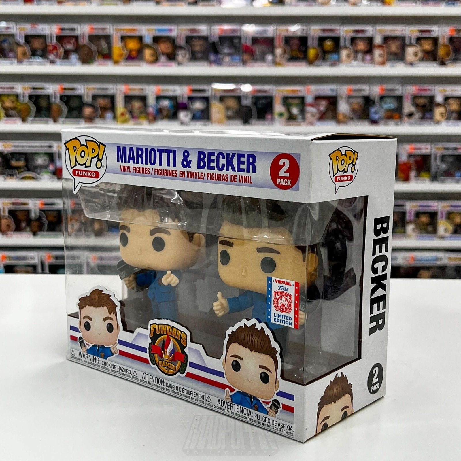 Funko Pop Mariotti & Becker 2 Pack Fundays Vinyl Figures 2021 Limited Edition
