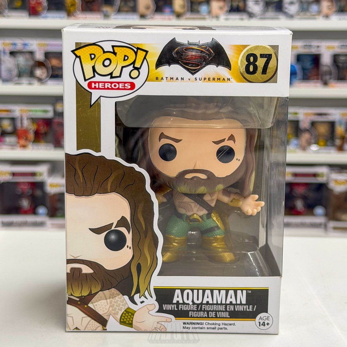 Funko Pop DC Heroes Batman v Superman Dawn of Justice Aquaman 87 Vinyl Figure