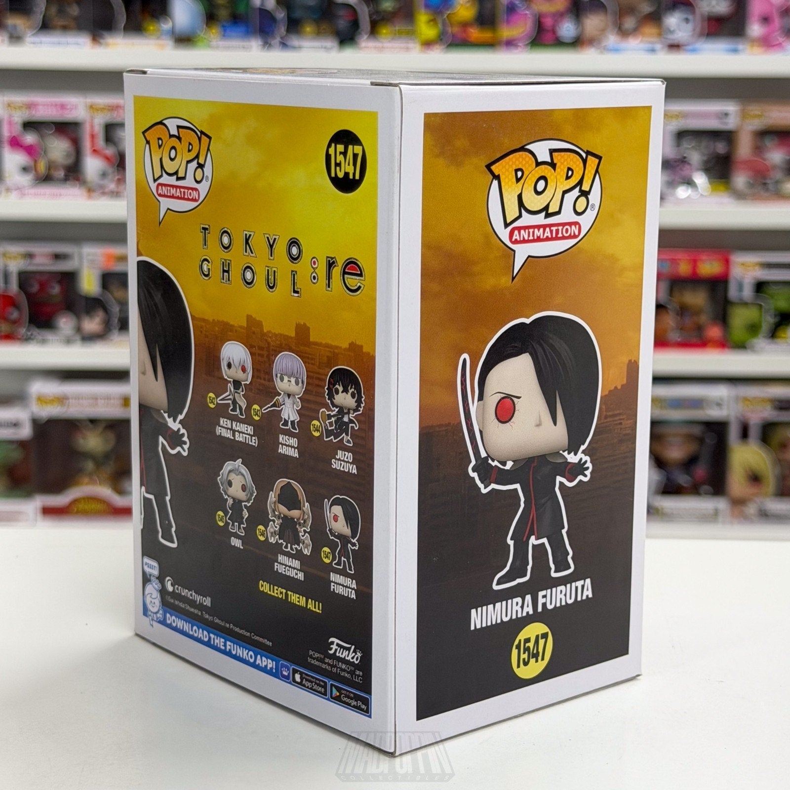 Funko Pop Anime Tokyo Ghoul:re Nimura Furuta 1547 Japan Manga Toy Vinyl Figure