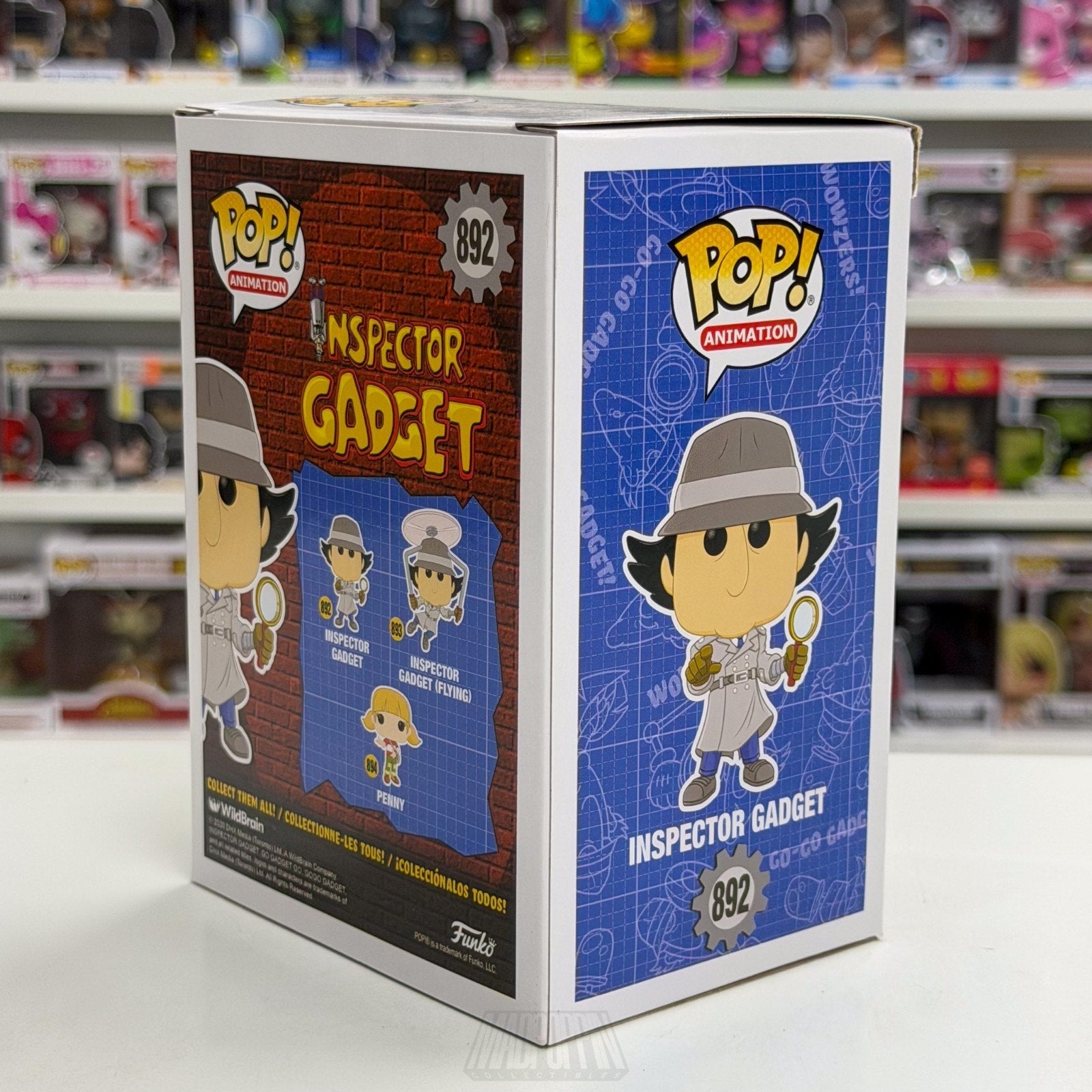 Funko Pop Animation Inspector Gadget w/Magnifying Glass 892 Cyborg Vinyl Figure