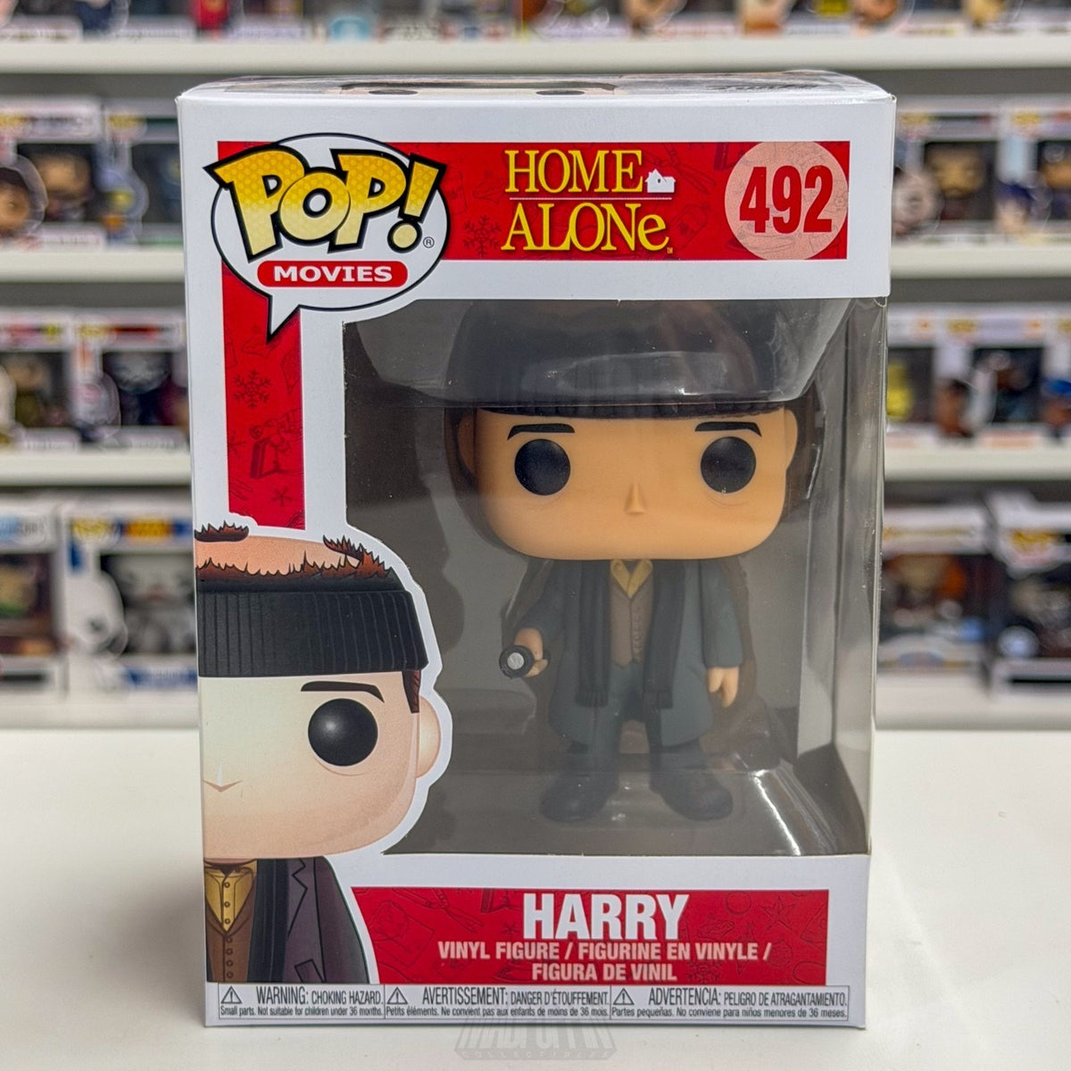 Funko Pop Movies Home Alone Harry 492 Burglar Wet Bandits Chicago Vinyl Figure