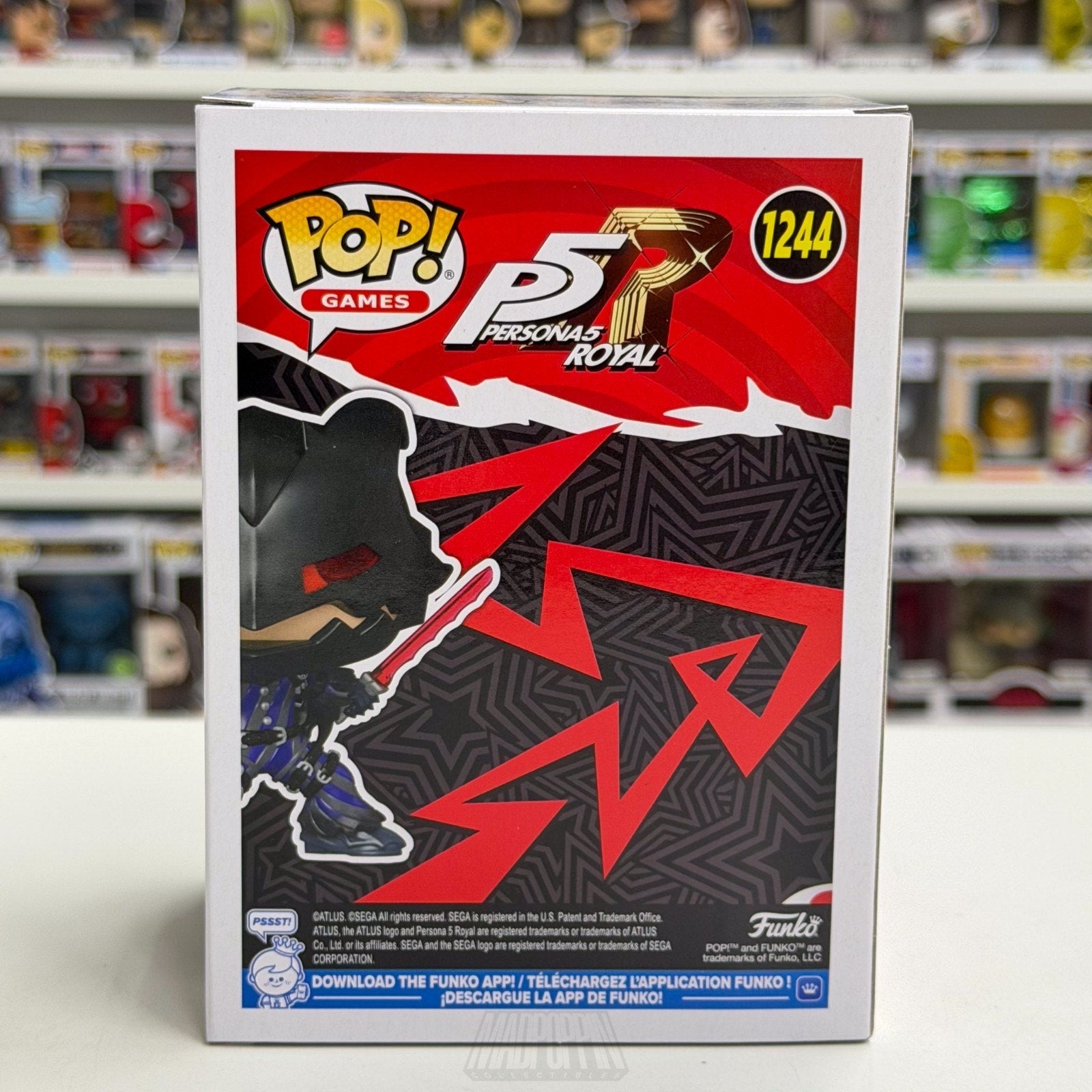 Funko Pop Games Persona 5 Royal Loki 1244 SDCC 2026 Video OFFICIAL CON STICKER