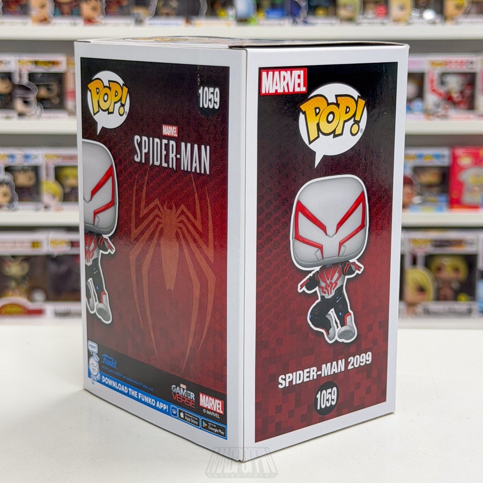 Funko Pop Marvel GamerVerse Spider-Man 2099 Beyond Amazing SDCC 1059 Toy Figure