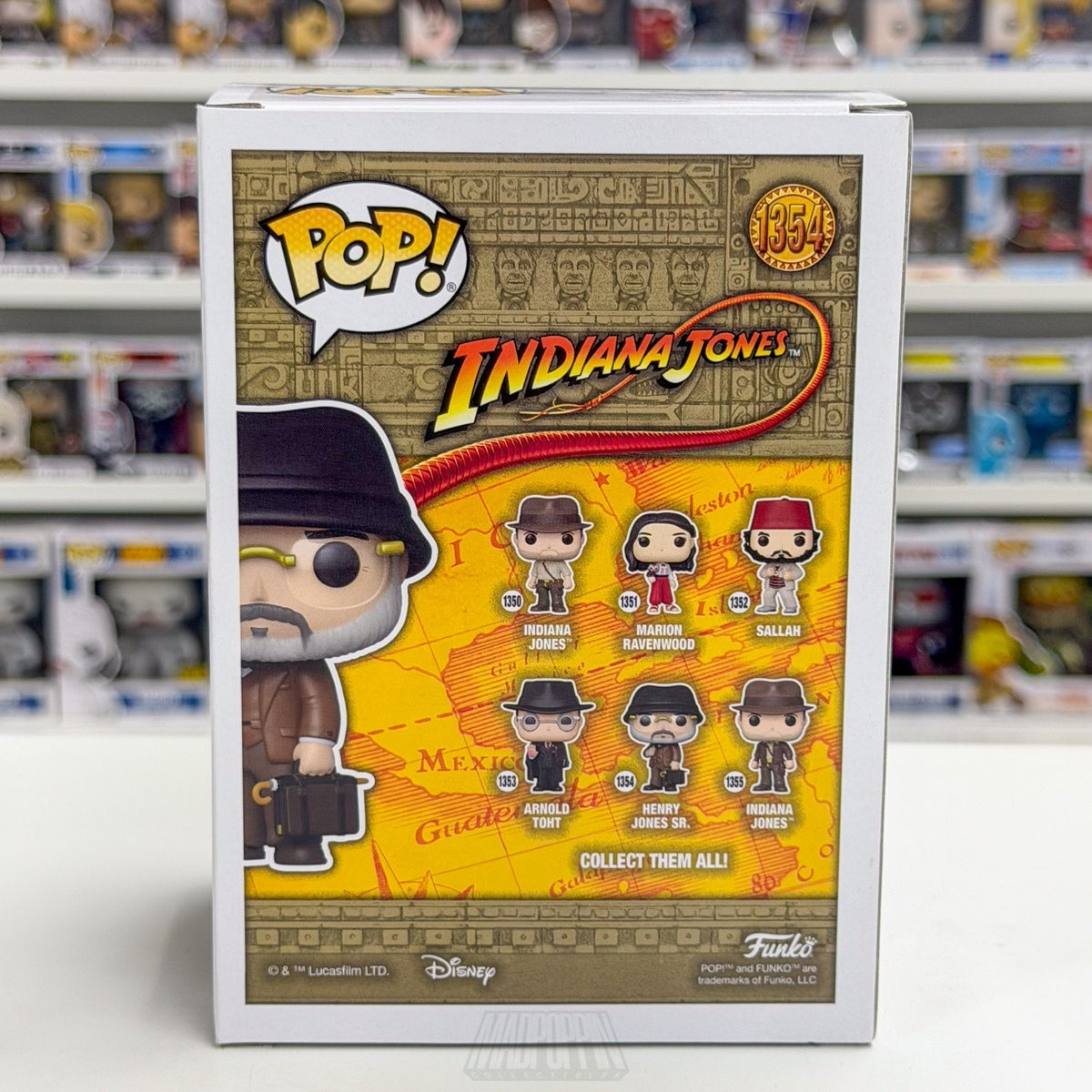 Funko Pop Movies Indiana Jones Professor Henry Sr 1354 Scottish Toy Vinyl Figure