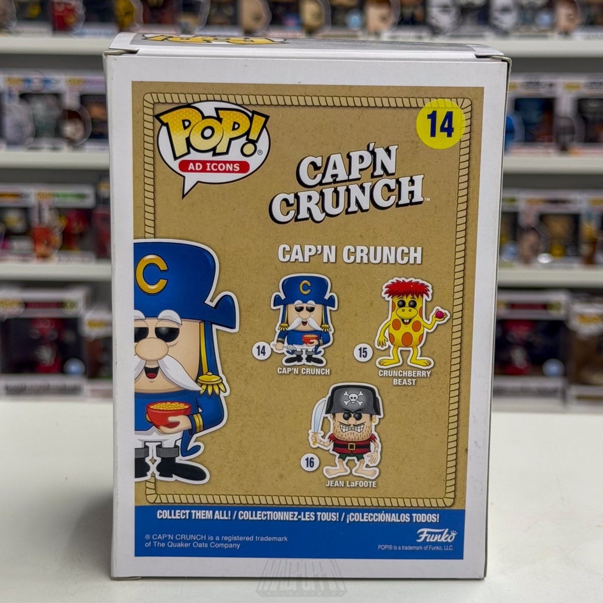 Funko Pop Ad Icons Cap'n Crunch Target Exclusive 14 Cereal Mascot Vinyl Figure