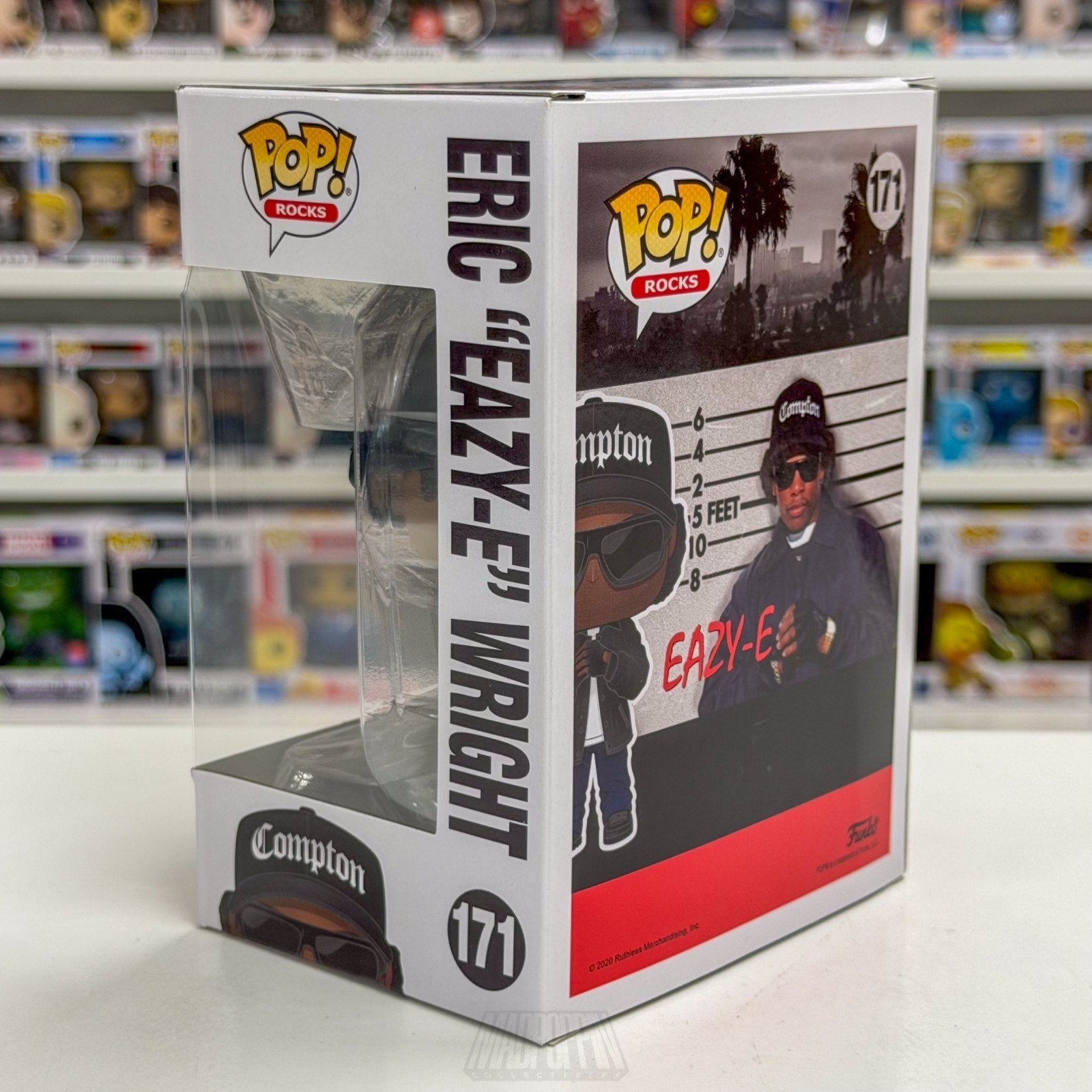 Funko Pop Rocks NWA Eric Eazy-E Wright 171 Gangsta Rap Hip Hop Toy Vinyl Figure