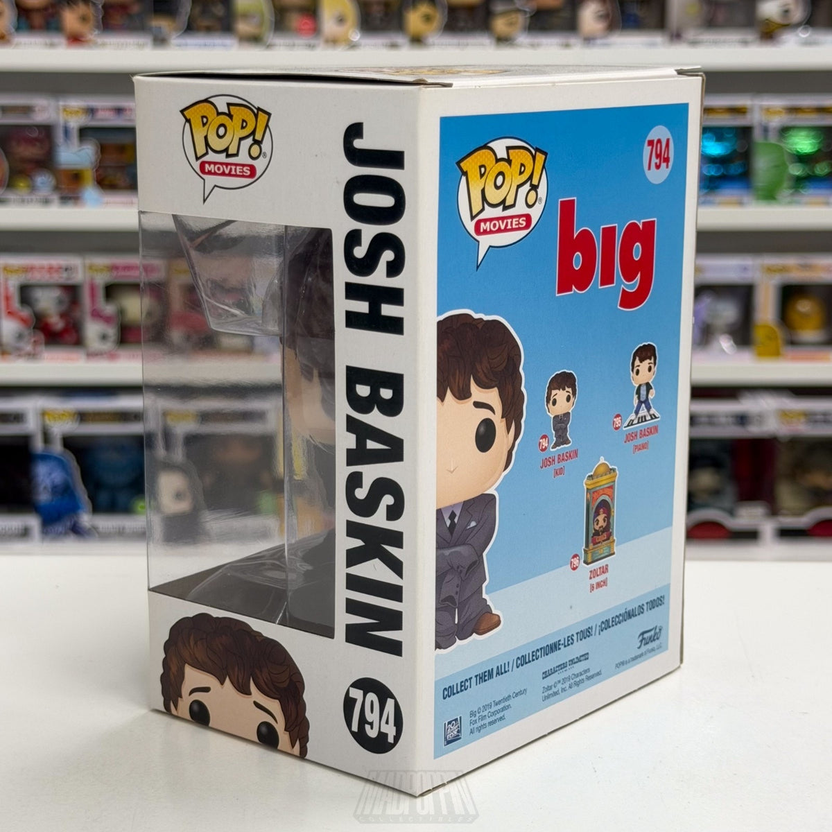 Funko Pop Movies Big Josh Baskin Grey Suit 794 Child Kid Wish Toy Vinyl Figure
