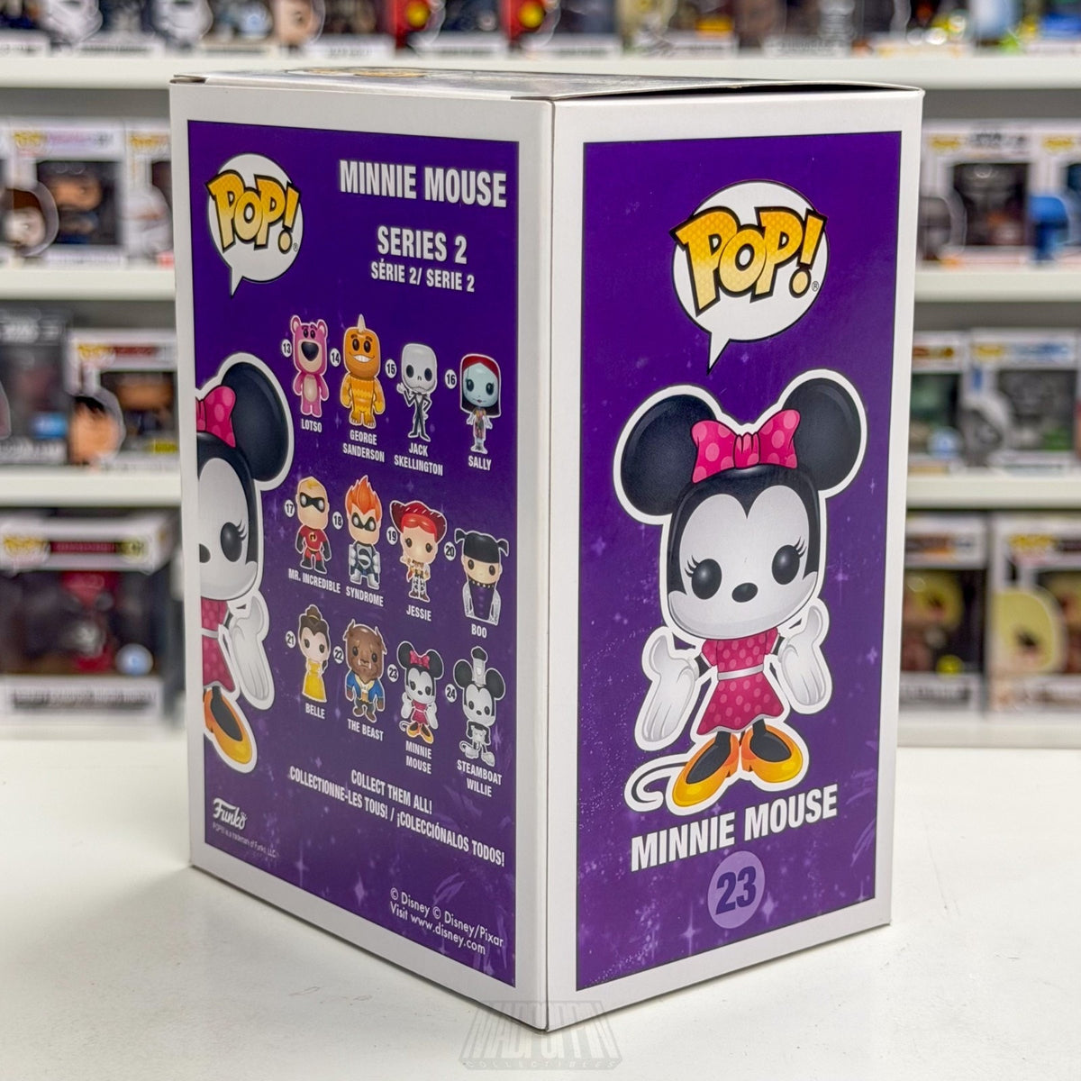 Funko Pop Disney Minnie Mouse w/Pink Bow 23 Mickeys Sweetheart Toy Vinyl Figure