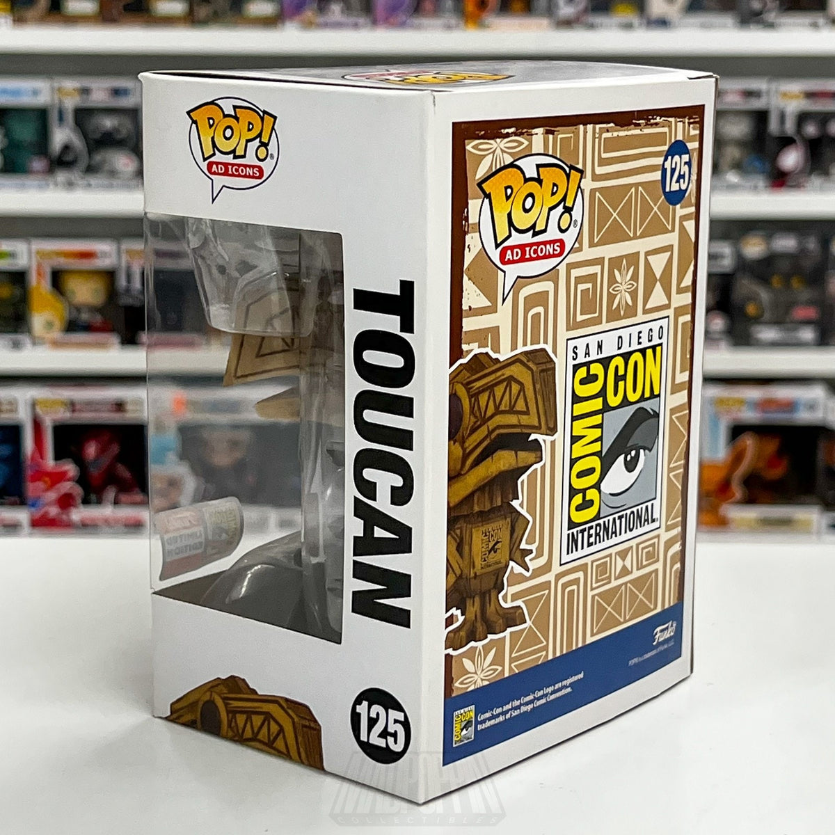 Funko Pop Ad Icons San Diego Comic Con SDCC Toucan Tiki 125 Official Toy Figure