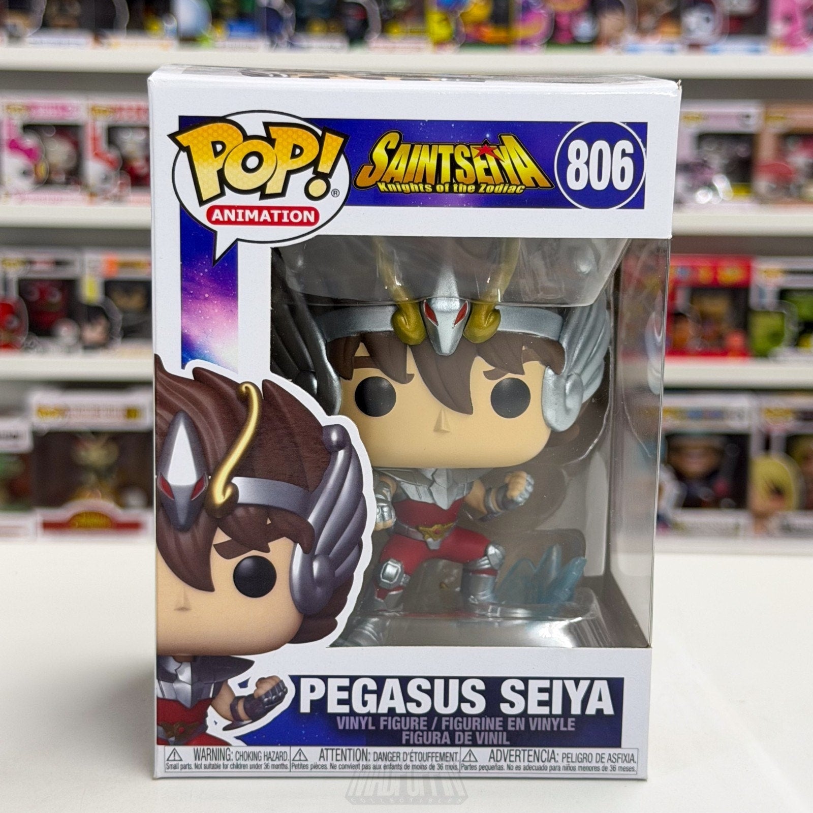 Funko Pop Anime Saint Seiya Pegasus 806 Japanese Manga Fantasy Toy Vinyl Figure