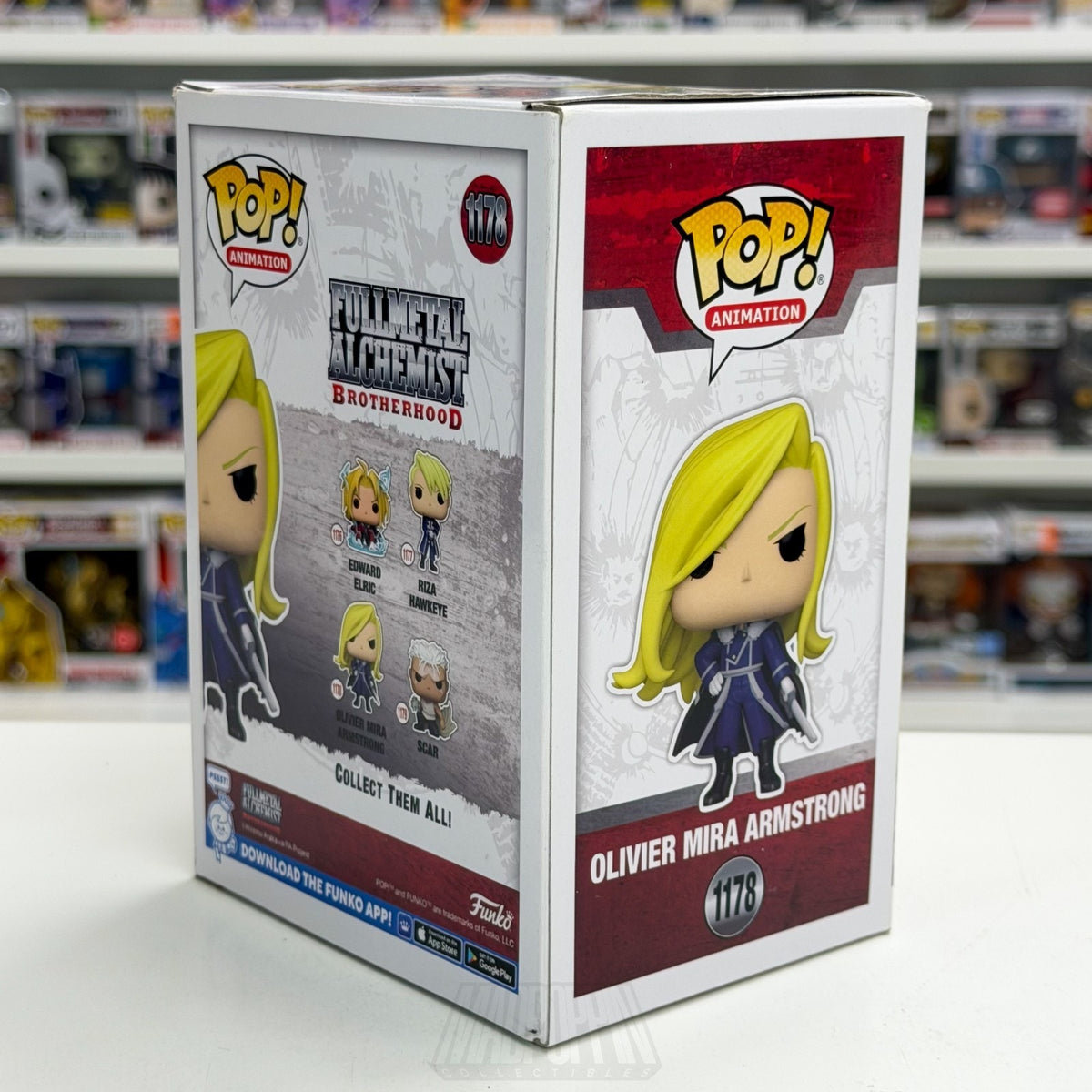 Funko Pop Anime Fullmetal Alchemist Olivier Mira Armstrong 1178 Manga Toy Figure
