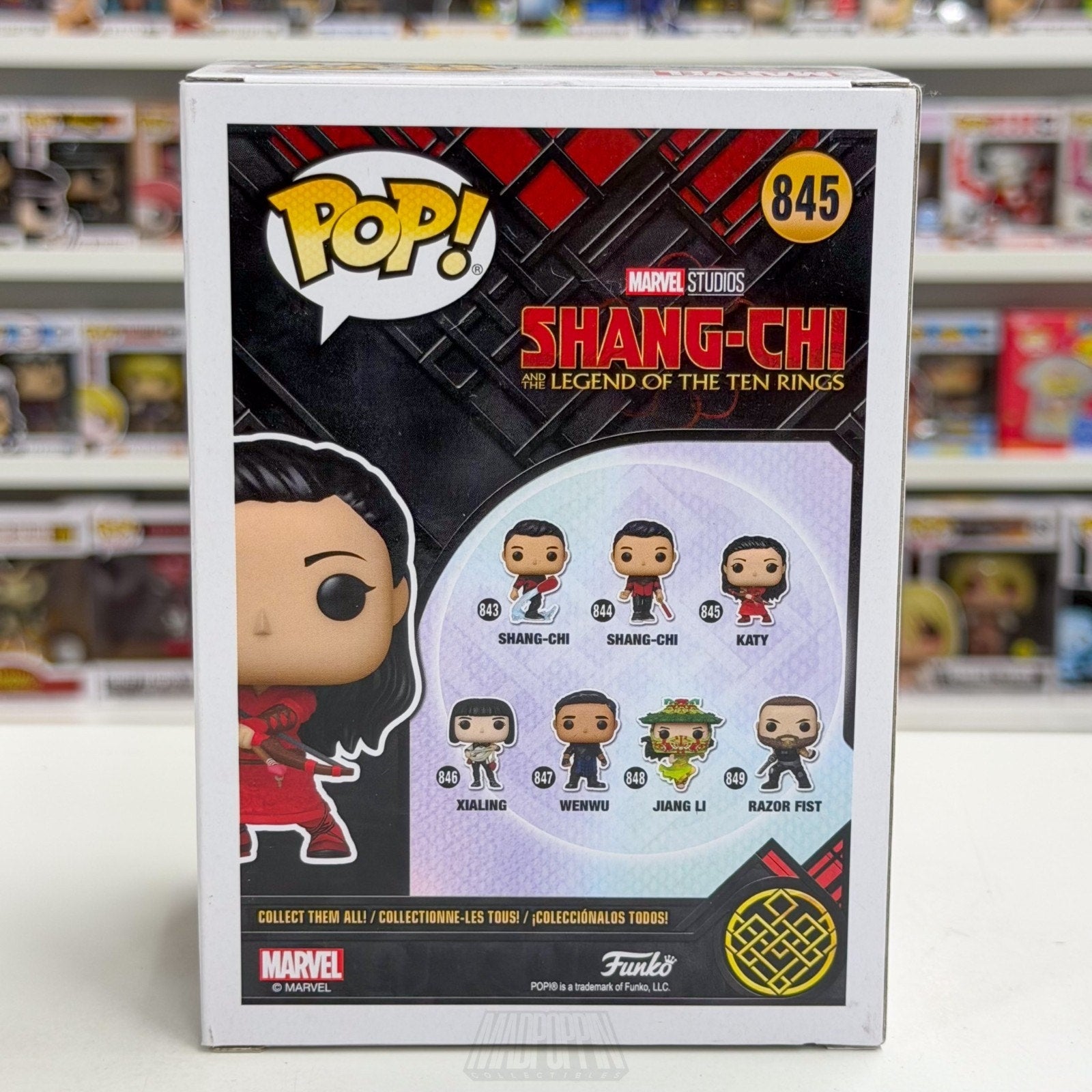 Funko Pop Marvel Shang-Chi Ten Rings Katy Chen Bow & Arrow 845 MCU Vinyl Figure