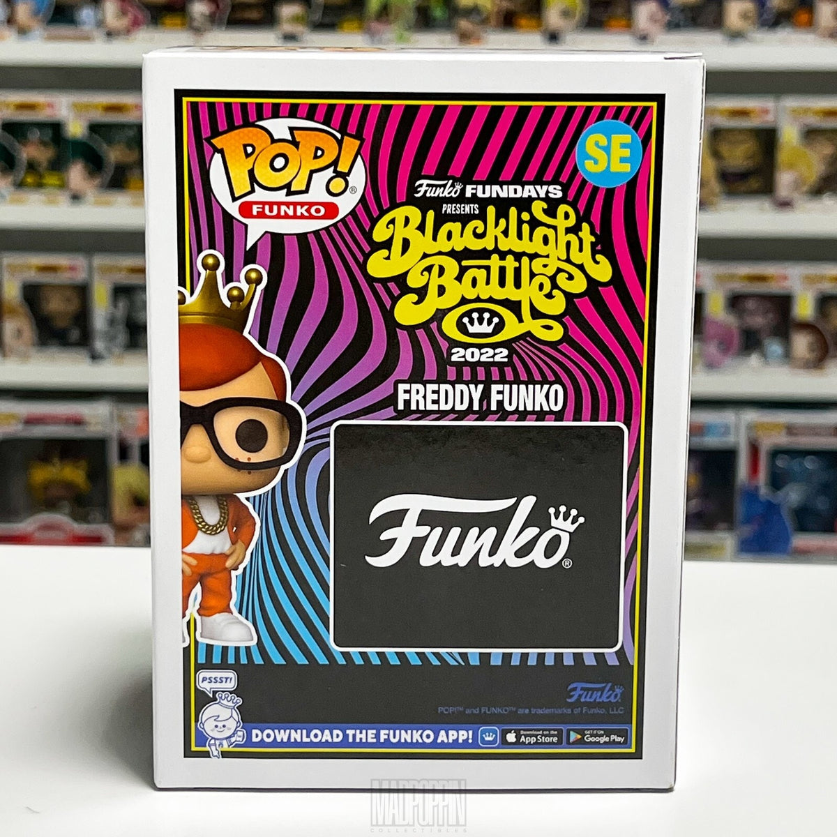Funko Pop Fundays Blacklight Battle Freddy Fresh Orange Suit 500pcs Vinyl Figure