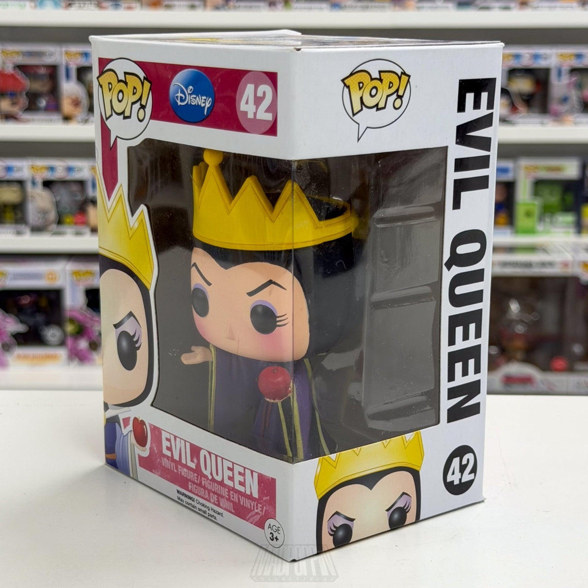 Funko Pop Disney Evil Queen w/Poison Apple 42 Snow White Villain Vinyl Figure