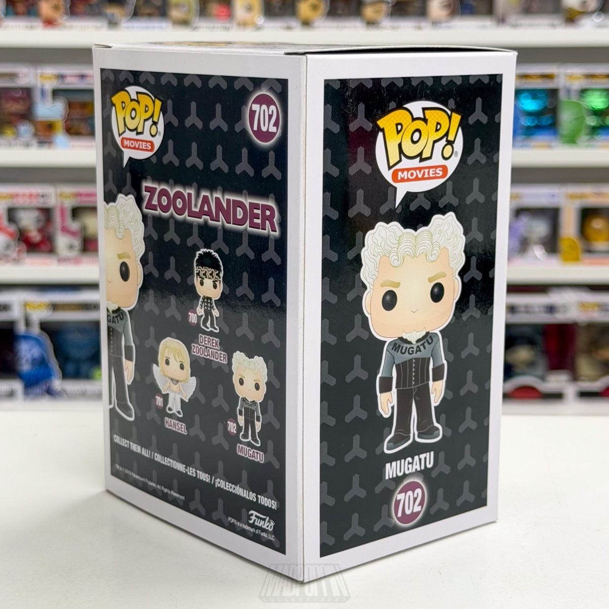 Funko Pop Movies Zoolander Mugatu 702 Evil Fashion Mogul Comedy Toy Vinyl Figure