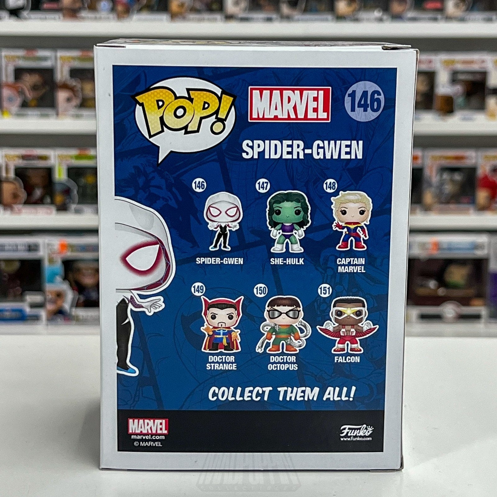 Funko Pop Marvel Spider Gwen Stacy 146 Superhero Vaulted Toy MCU Vinyl Figure