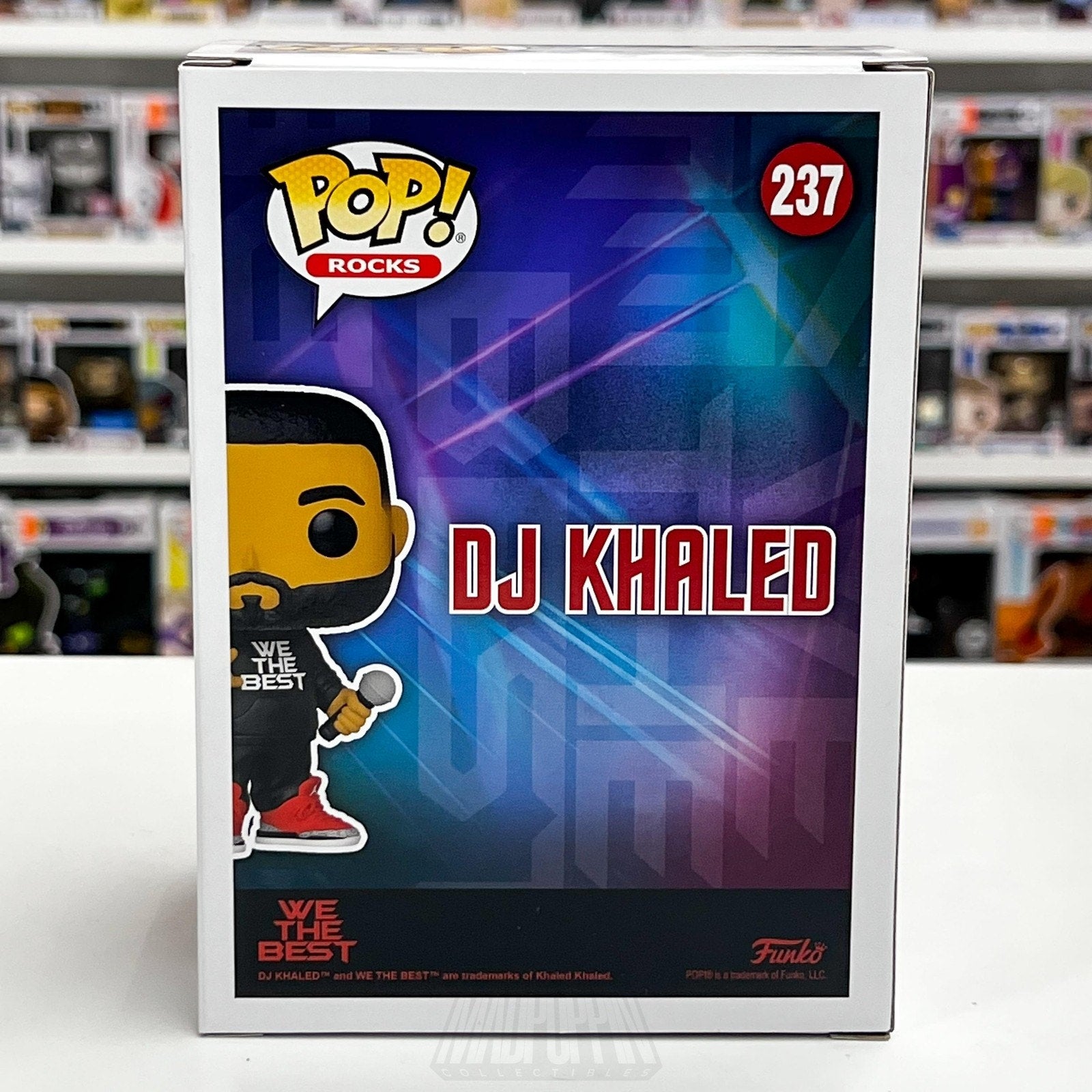 Funko Pop! Rocks DJ Khaled #237 Vinyl Figure We The Best 2021 Boxed Collectible