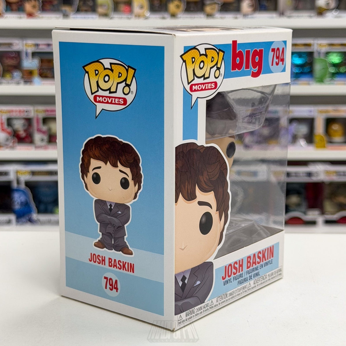Funko Pop Movies Big Josh Baskin Grey Suit 794 Child Kid Wish Toy Vinyl Figure