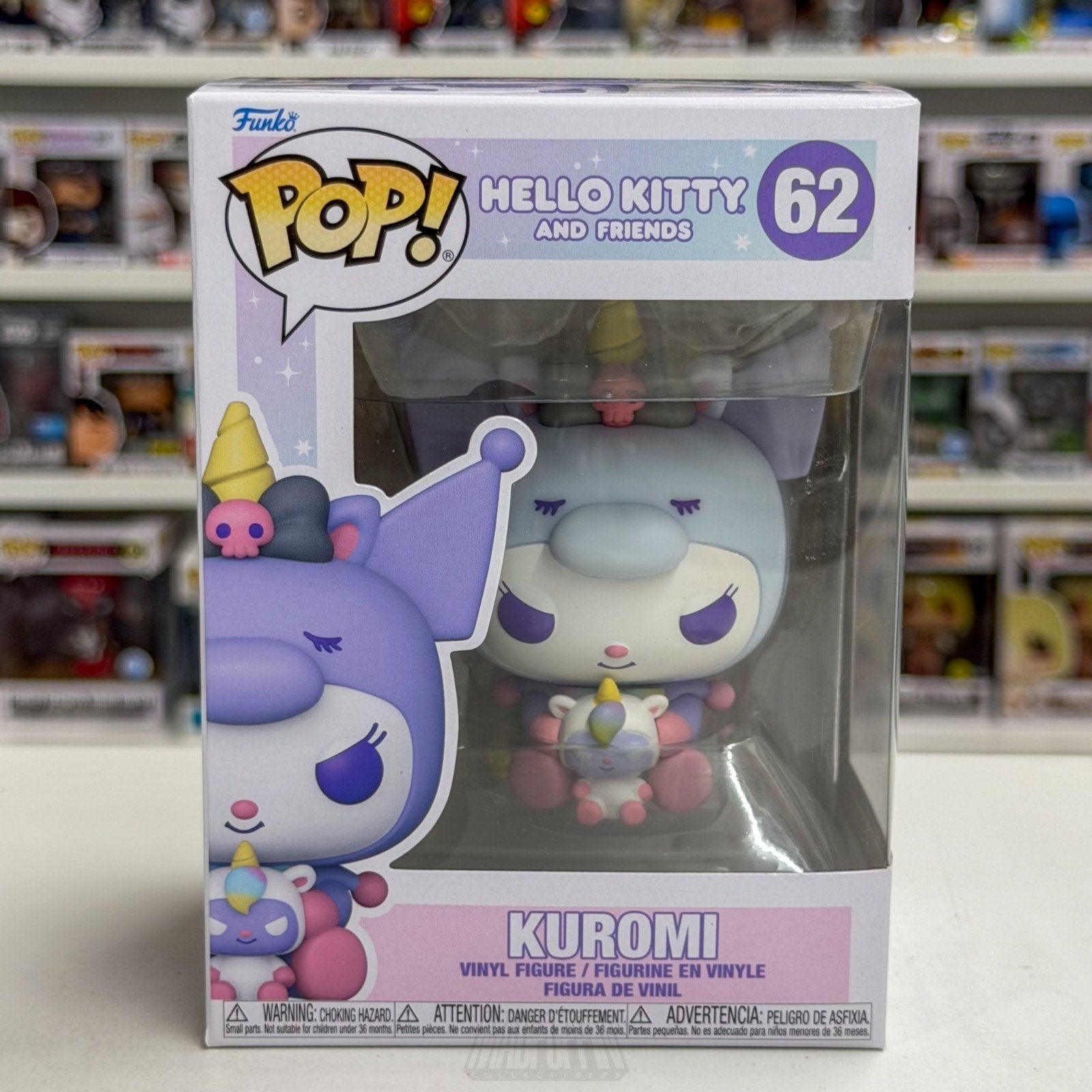 Funko Pop Sanrio Hello Kitty & Friends Kuromi 62 Kawaii Cute Rabbit Vinyl Figure