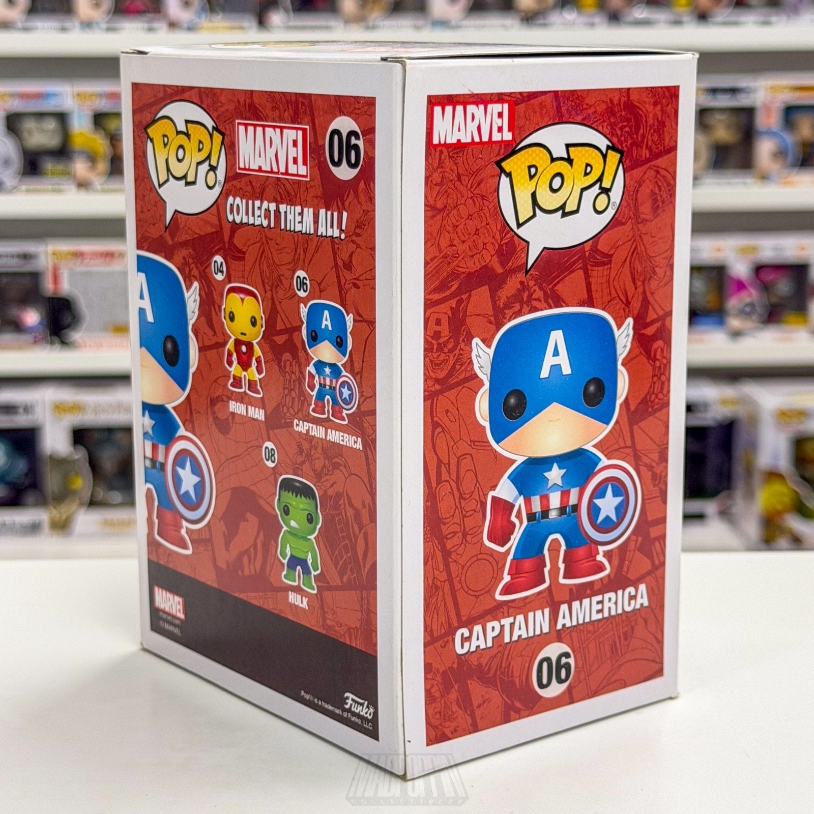 Funko Pop Marvel Captain America Bucky Cap SDCC 06 Summer Con Toy Vinyl Figure