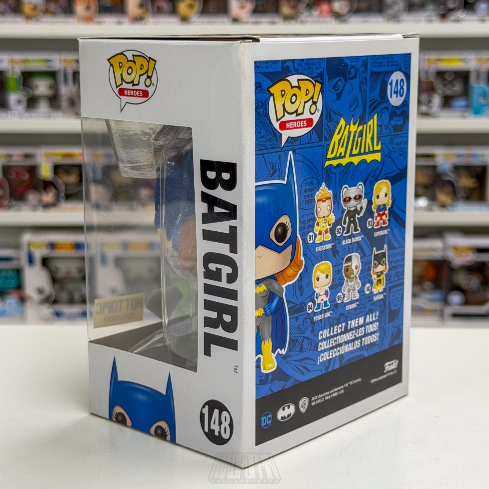 Funko Pop DC Super Heroes Batgirl Diamond Glitter Hot Topic 148 Toy Vinyl Figure