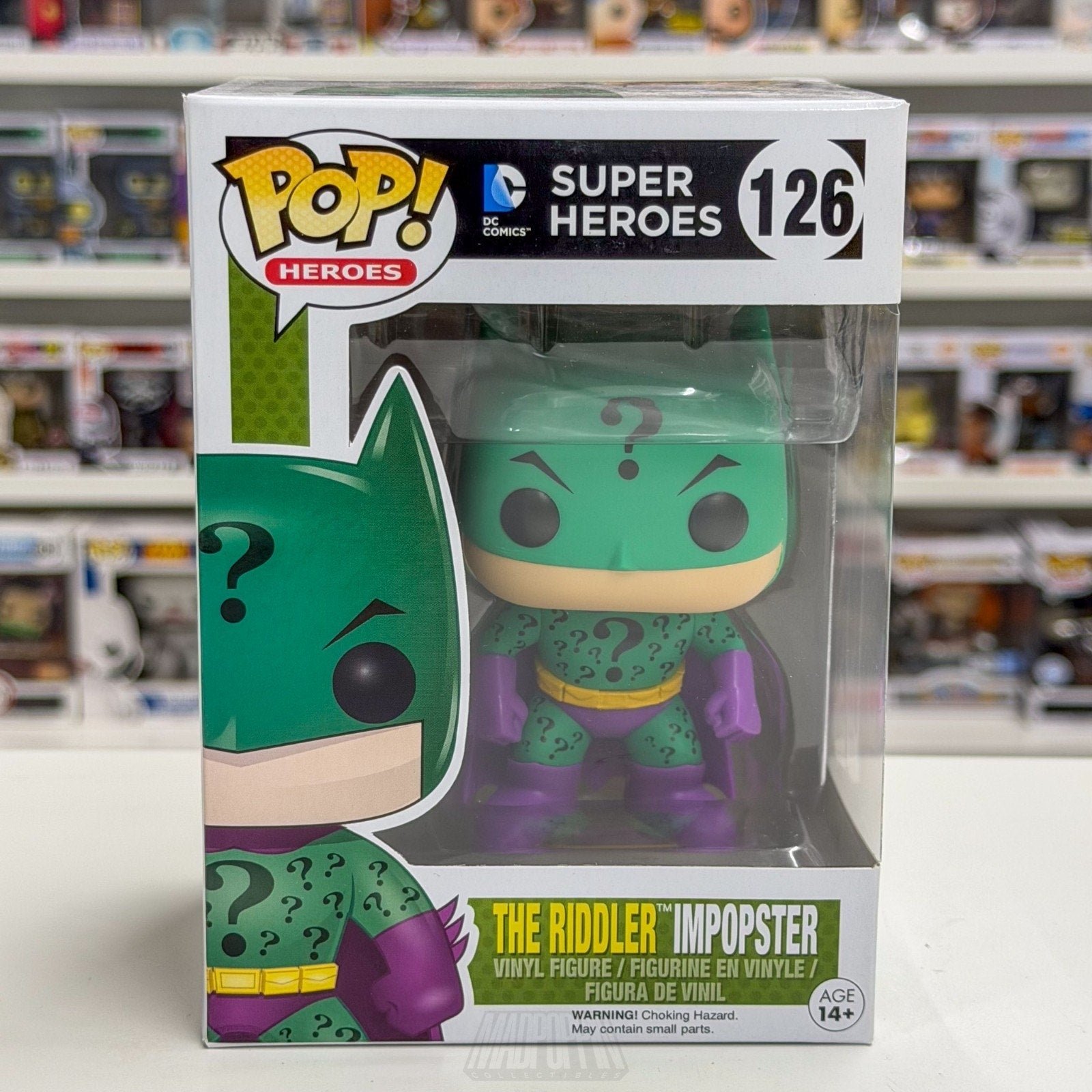 Funko Pop DC Super Heroes The Riddler Impopster Batman 126 Villain Vinyl Figure