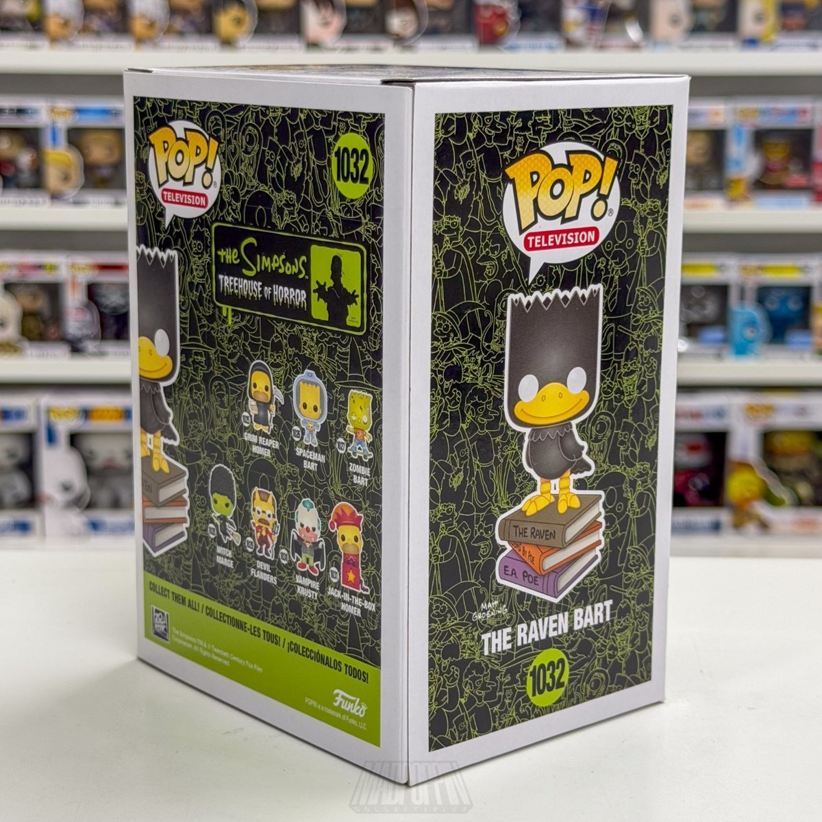 Funko Pop Simpsons Treehouse of Horror Raven Bart BoxLunch 1032 Toy Vinyl Figure