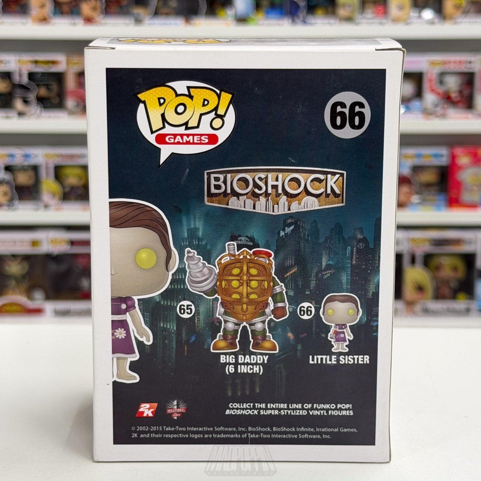 Funko Pop Games Bioshock Little Sister 66 FPS Rapture Gatherers Toy Vinyl Figure