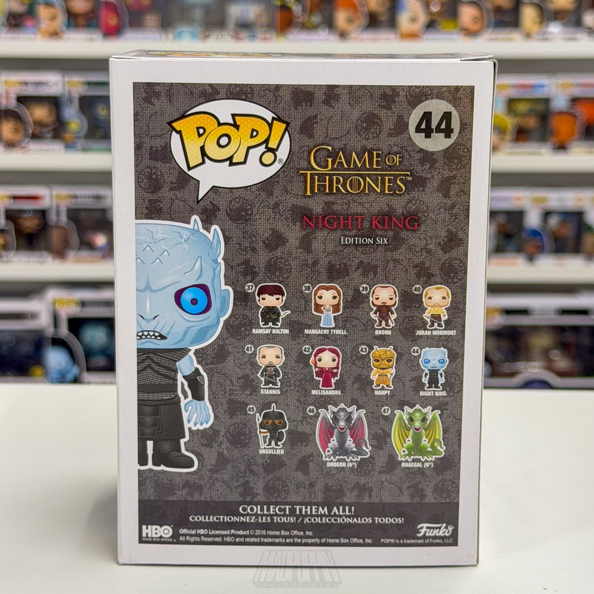 Funko Pop TV HBO Game of Thrones Night King 44 Vaulted White Walker Vinyl Figure