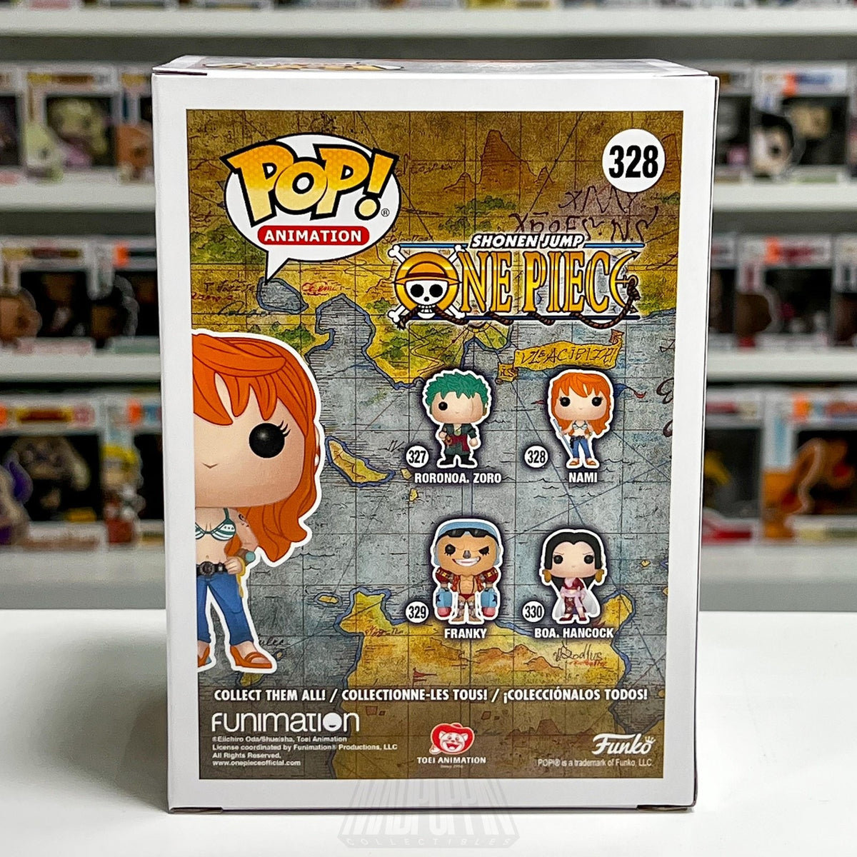Funko Pop Anime One Piece Nami 328 Cat Burglar Pirate Japan Manga Vinyl Figure