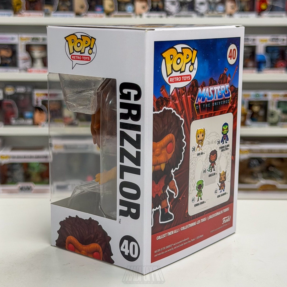 Funko Pop Retro Toys Master of the Universe Grizzlor 40 Cartoon 80s Vinyl Figure