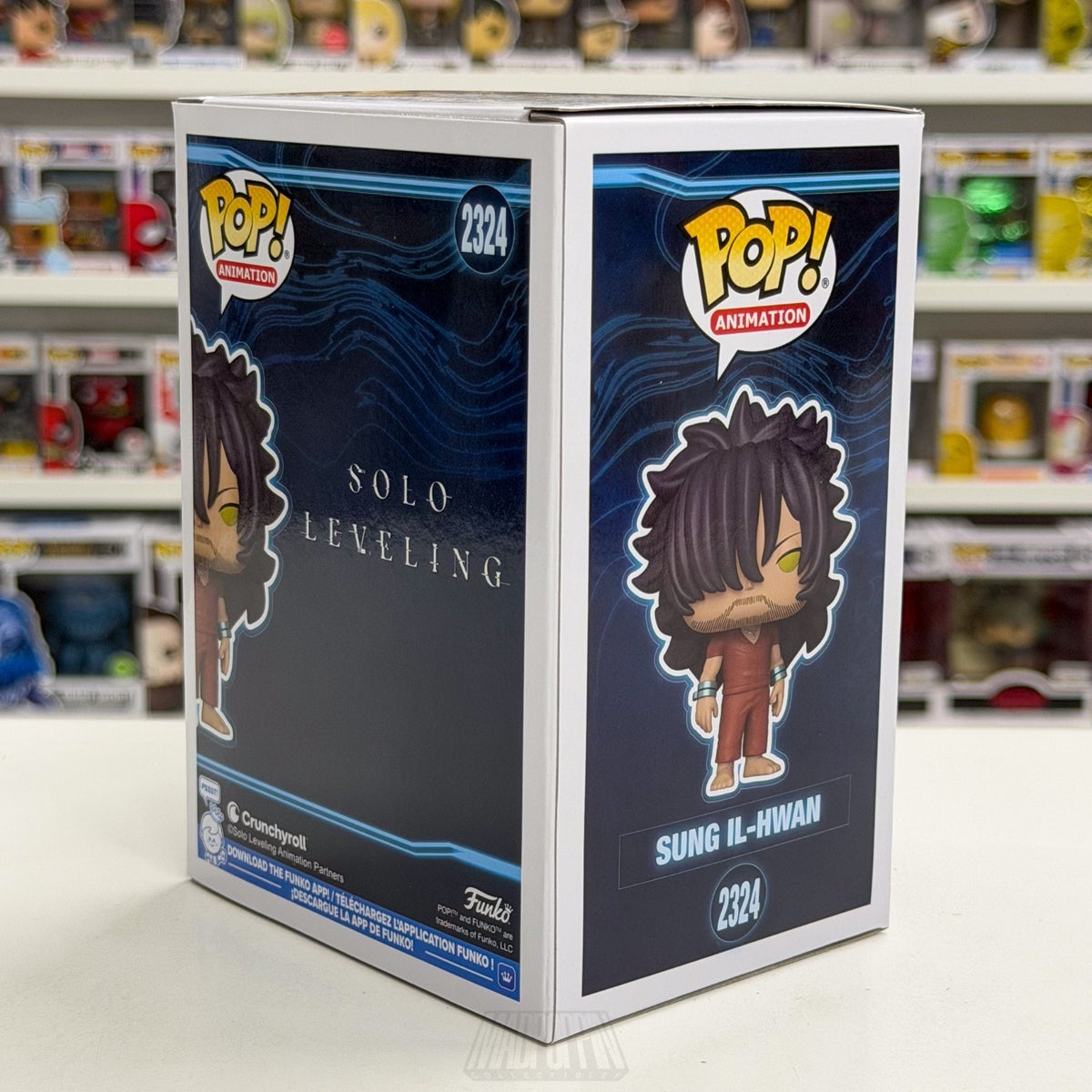 Funko Pop Anime Solo Leveling Sung Il-Hwan 2324 SDCC 2026 OFFICIAL CON STICKER