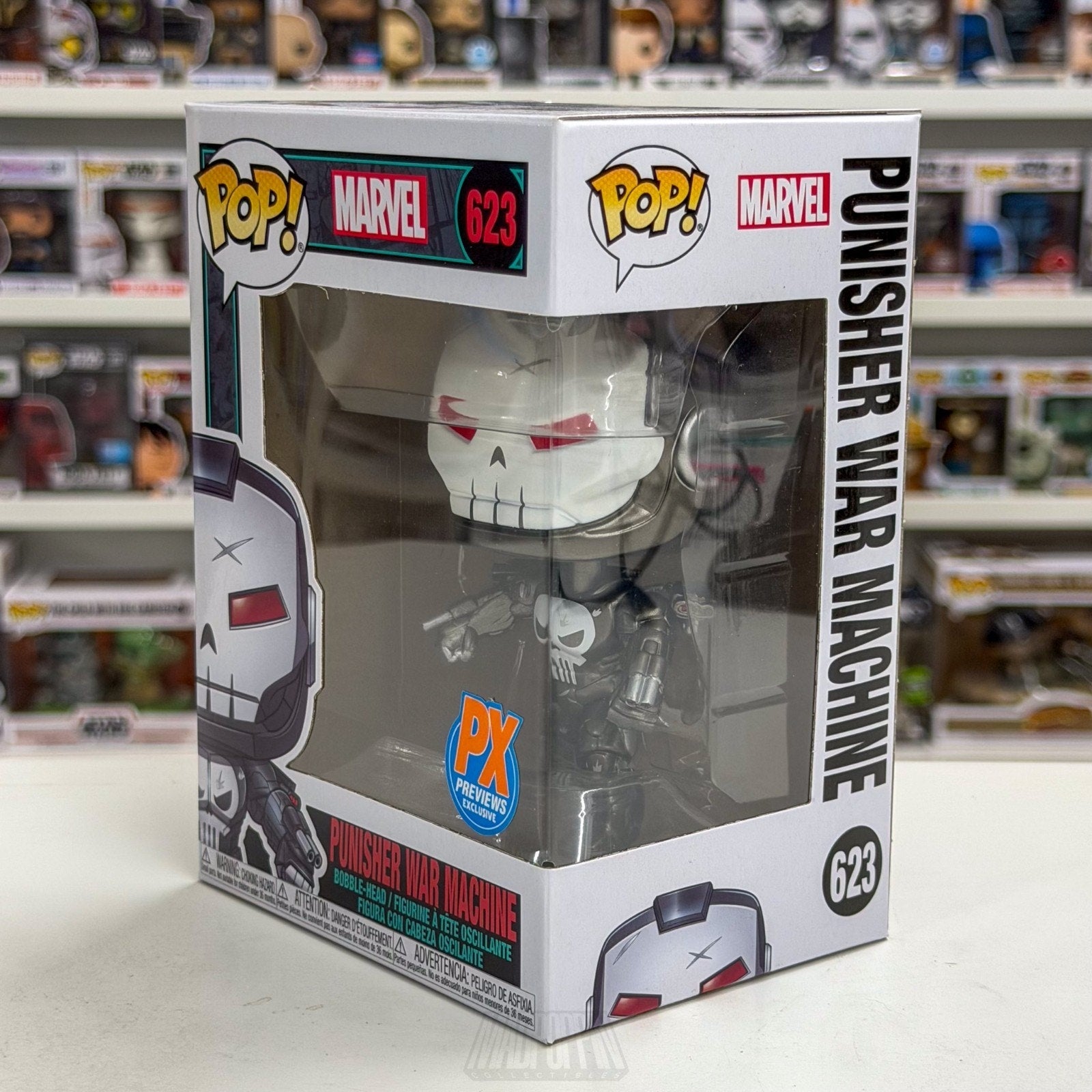 Funko Pop Marvel Punisher War Machine Metallic 623 Frank Castle Toy Vinyl Figure