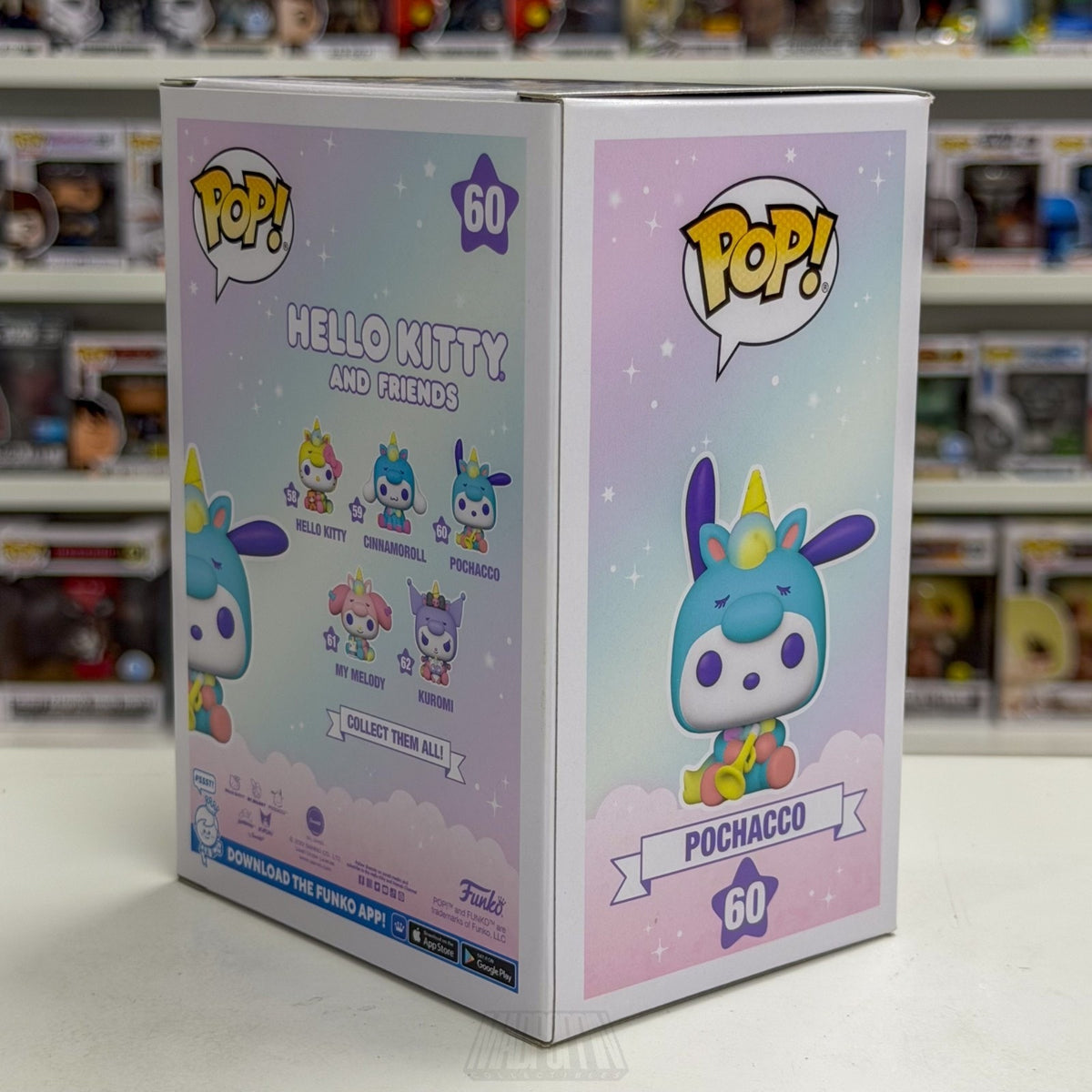 Funko Pop Sanrio Hello Kitty & Friends Pochacco 60 Kawaii Cute Dog Vinyl Figure