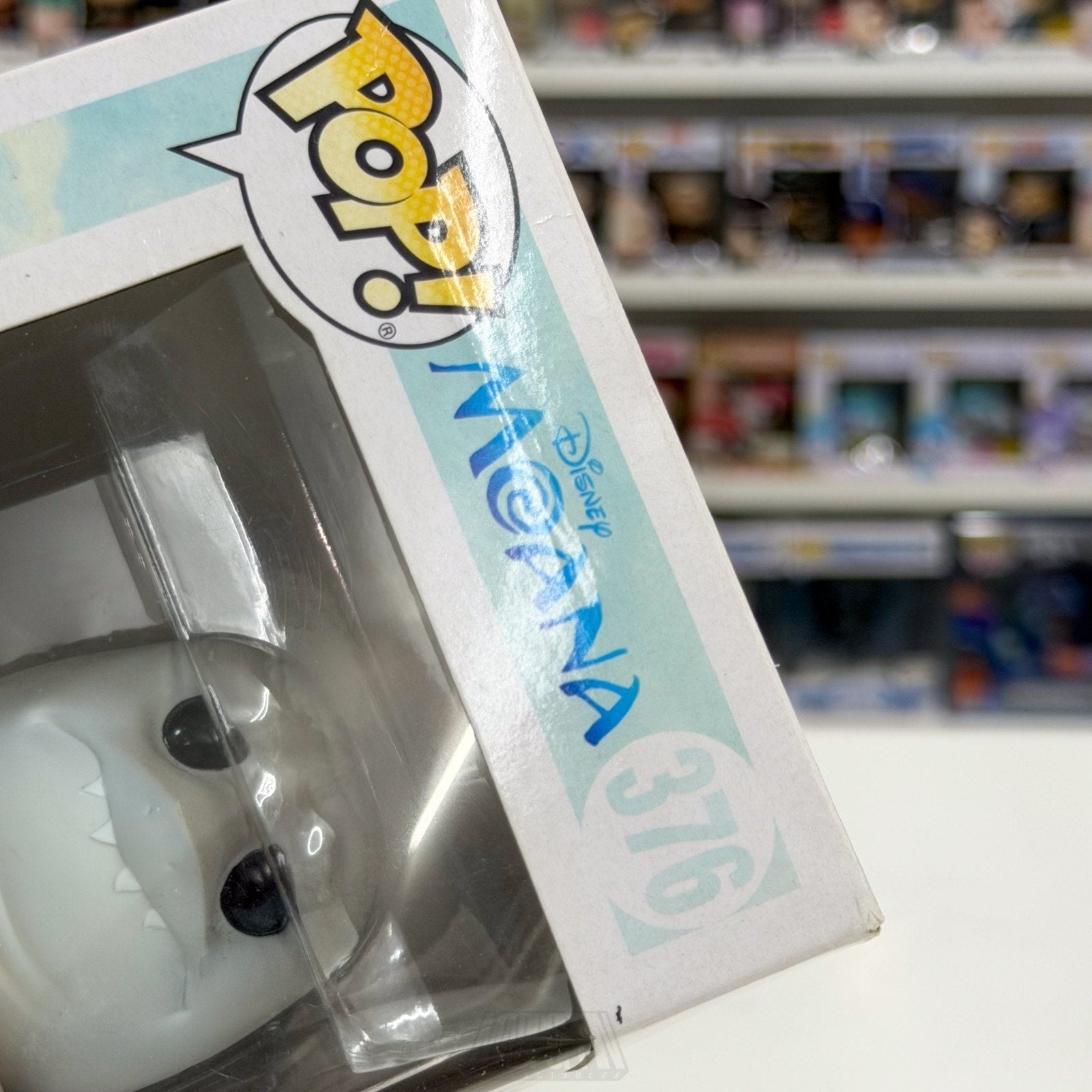 Funko Pop Disney Moana Maui Shark Head ECCC Spring Con 376 Demigod Vinyl Figure