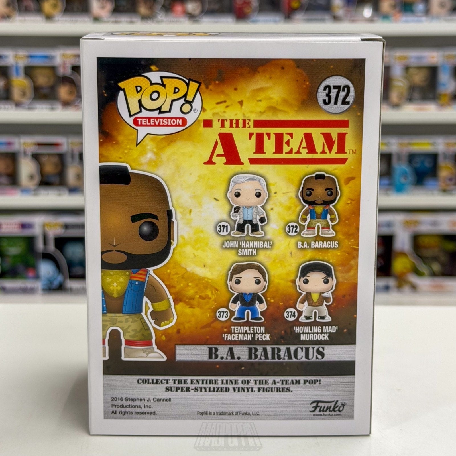 Funko Pop TV The A-Team B.A. Baracus 372 Action Adventure Series Vinyl Figure