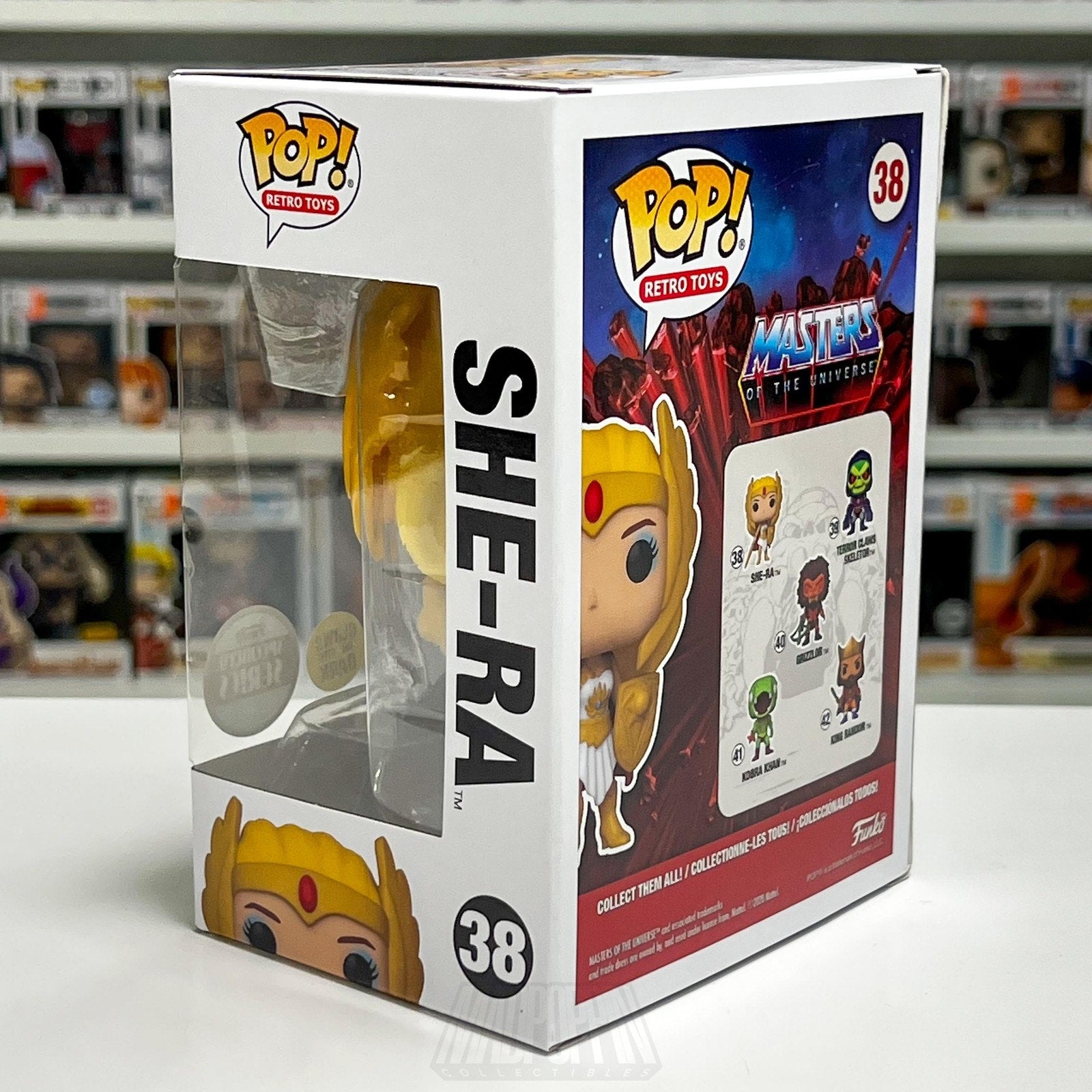 Funko Pop Retro Toys Masters of the Universe She-Ra Glow Specialty Series 38 Toy