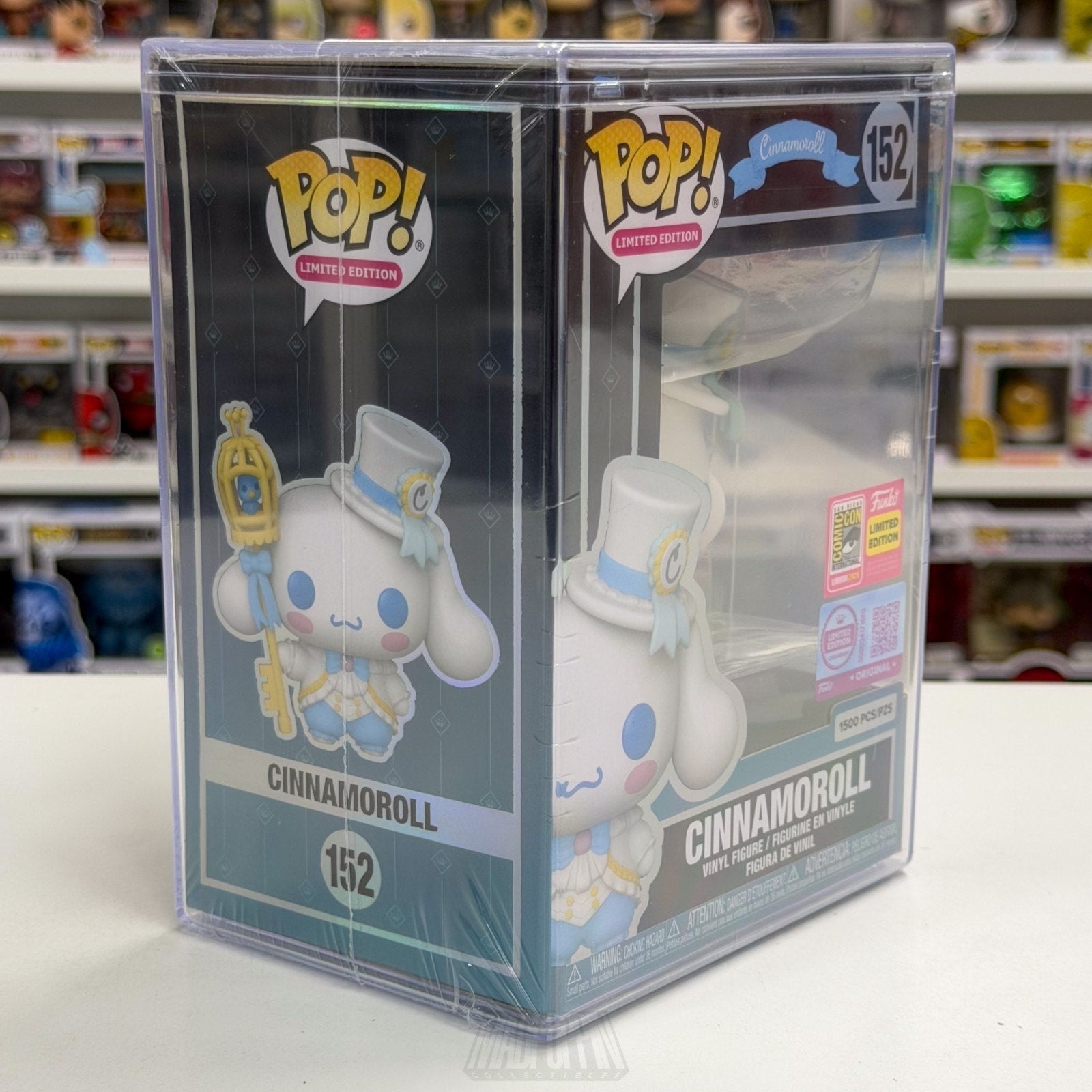Funko Pop Sanrio Cinnamoroll 152 SDCC 2026 LE 1500 PCS Kawaii Toy CON STICKER