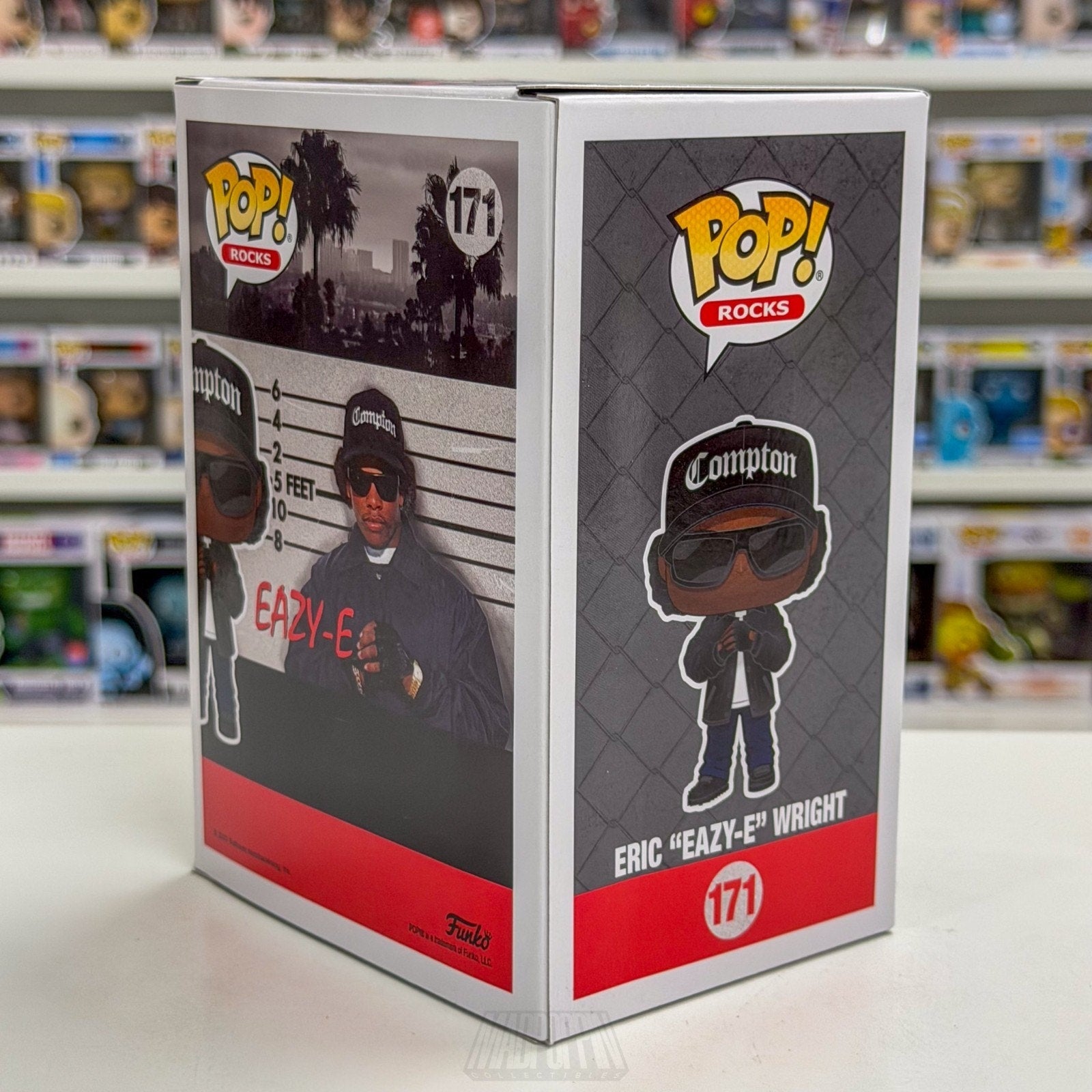 Funko Pop Rocks NWA Eric Eazy-E Wright 171 Gangsta Rap Hip Hop Toy Vinyl Figure