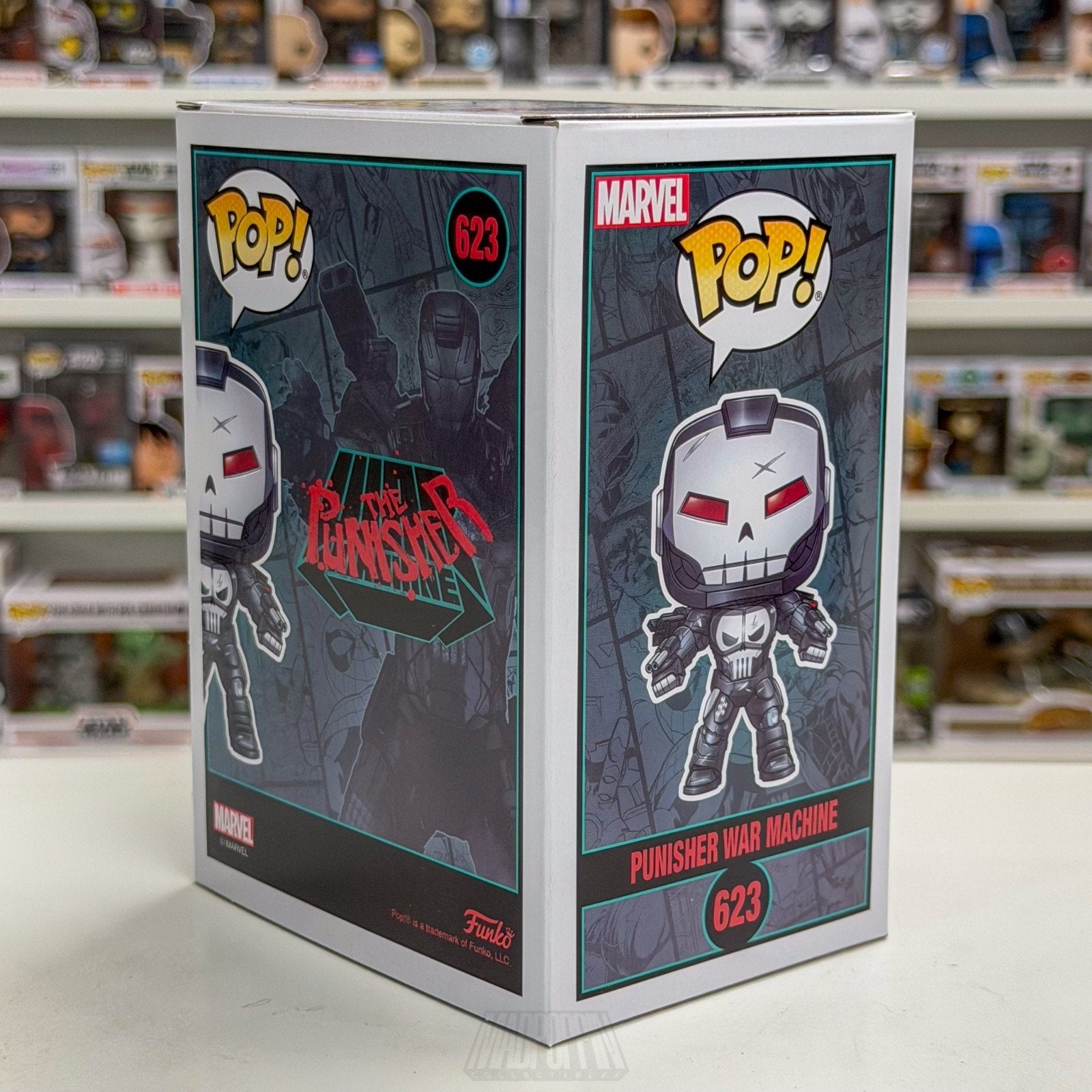 Funko Pop Marvel Punisher War Machine Metallic 623 Frank Castle Toy Vinyl Figure