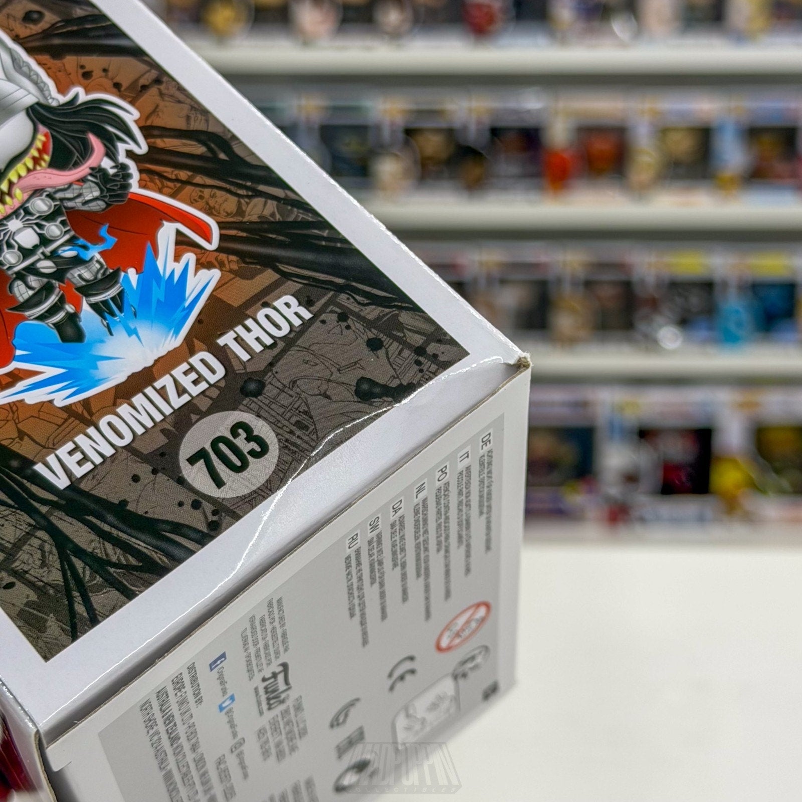 Funko Pop Marvel Venomized Thor Chalice Collectibles 703 Symbiote Vinyl Figure